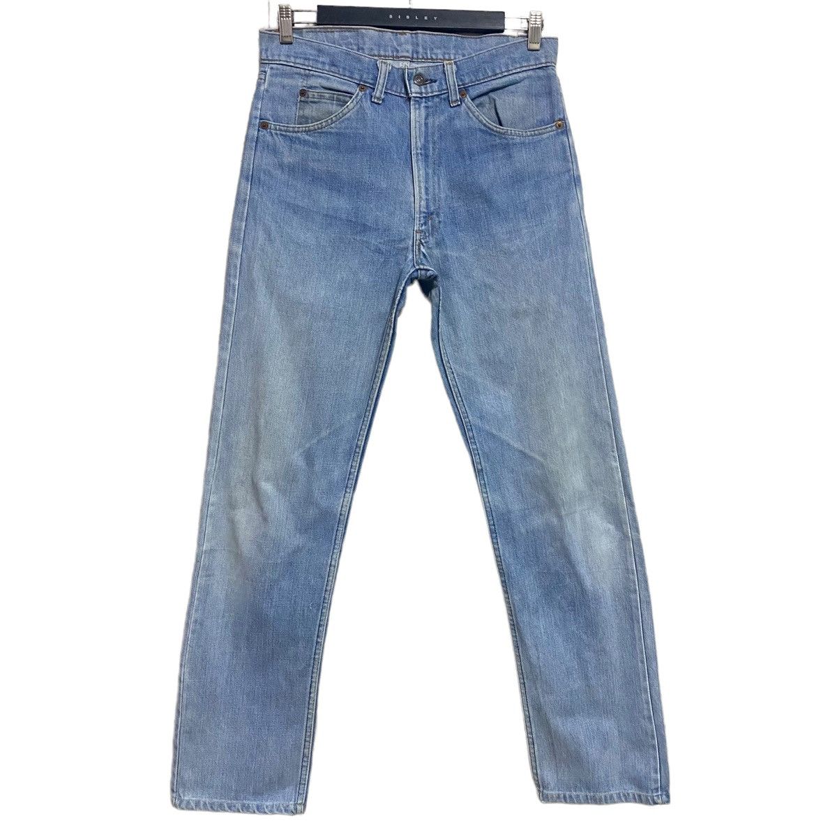 Levi's Vintage 80s Levis 505 Orangetab Overwashed Jeans Button 8 Size US 31 - 3 Thumbnail