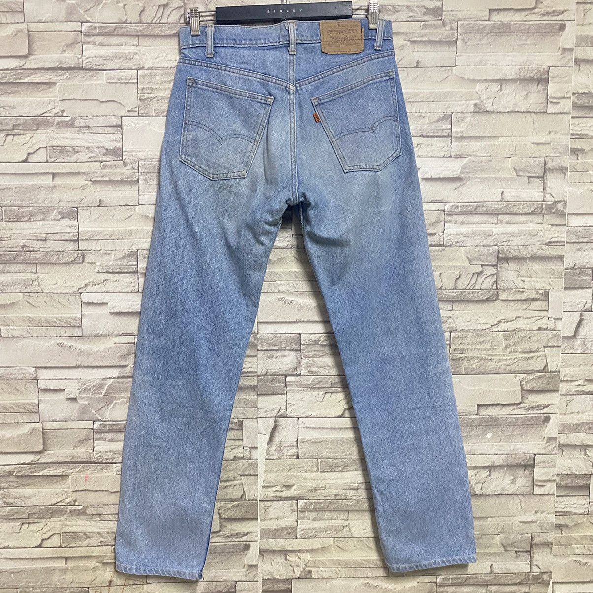 Levi's Vintage 80s Levis 505 Orangetab Overwashed Jeans Button 8 Size US 31 - 10 Thumbnail