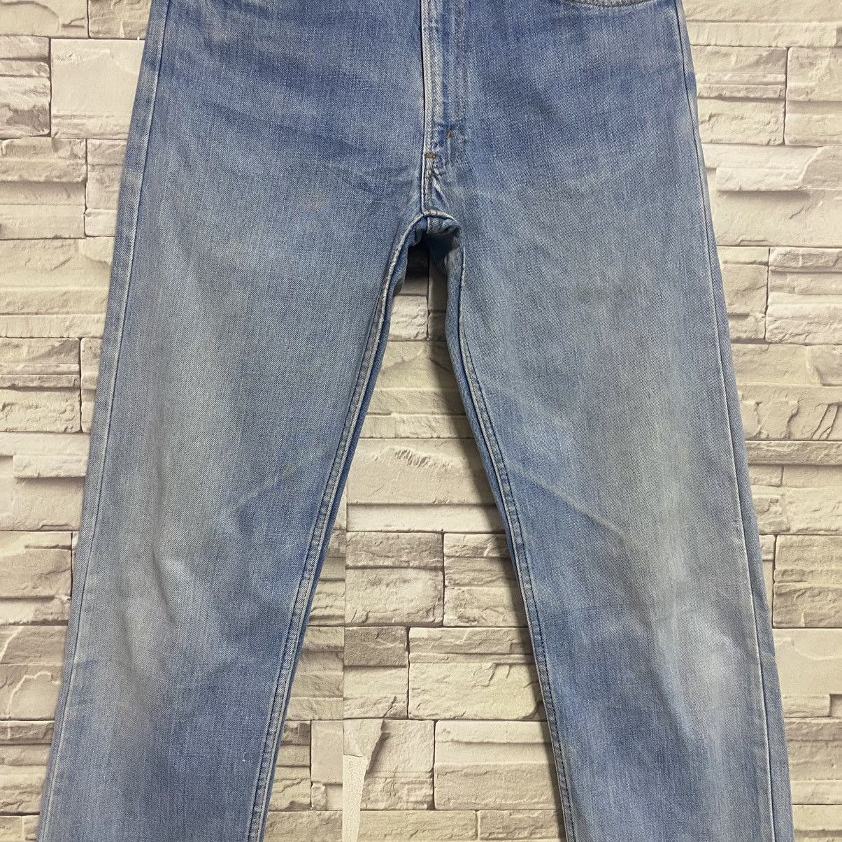 Levi's Vintage 80s Levis 505 Orangetab Overwashed Jeans Button 8 Size US 31 - 6 Thumbnail