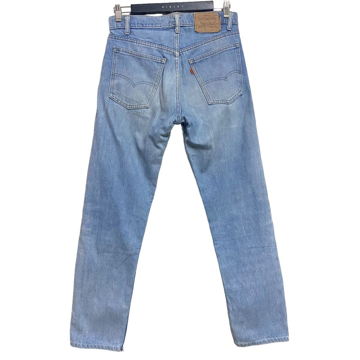 Levi's Vintage 80s Levis 505 Orangetab Overwashed Jeans Button 8 Size US 31 - 2 Thumbnail