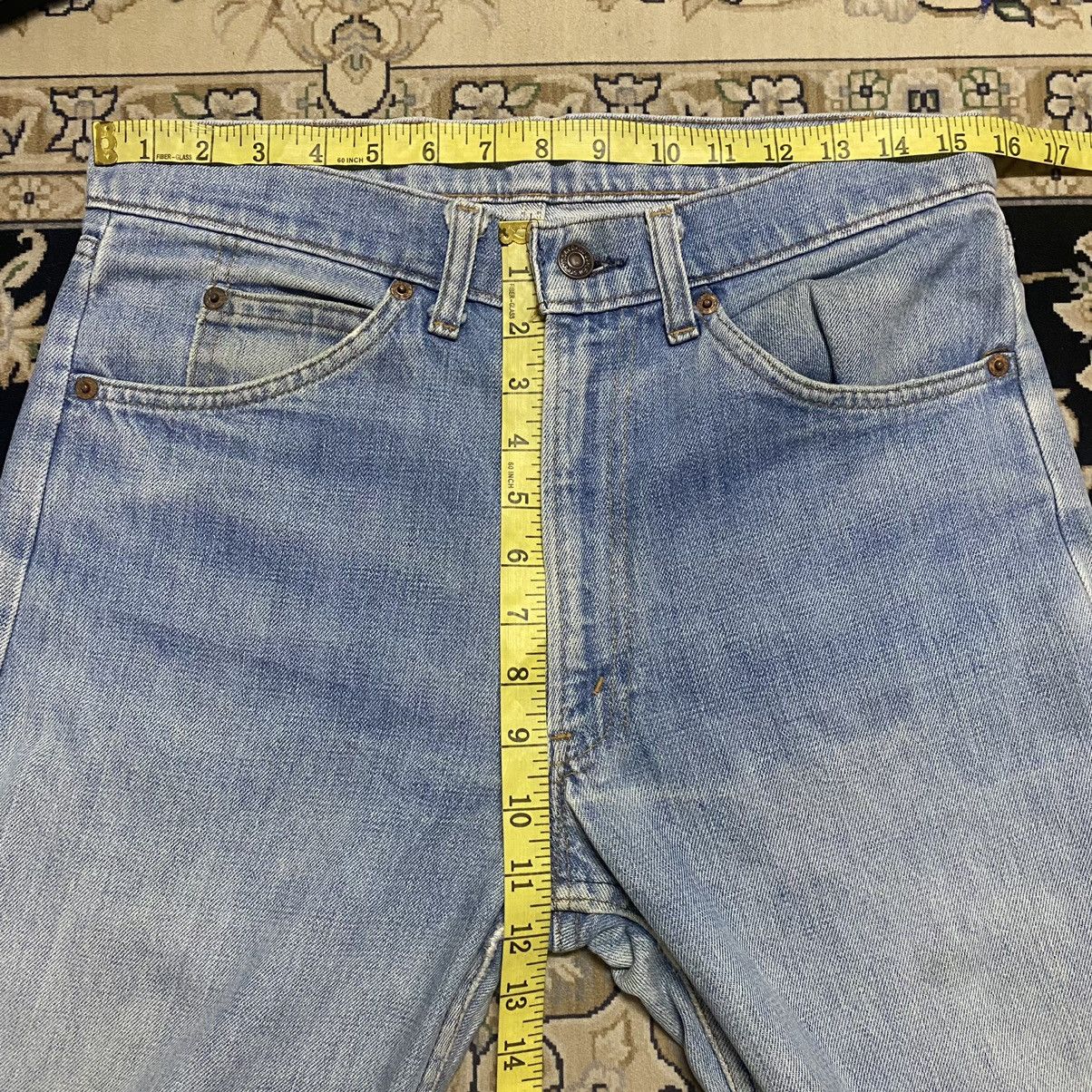 Levi's Vintage 80s Levis 505 Orangetab Overwashed Jeans Button 8 Size US 31 - 19 Thumbnail