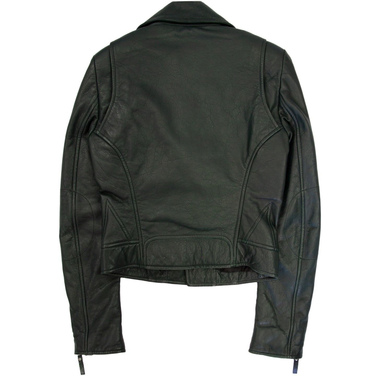 Balenciaga BALENCIAGA LEATHER BIKER JACKET Size S / US 4 / IT 40 - 5 Thumbnail