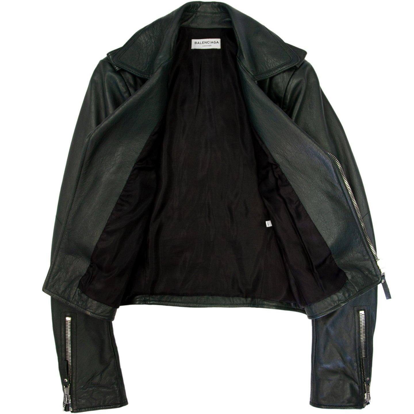 Balenciaga BALENCIAGA LEATHER BIKER JACKET Size S / US 4 / IT 40 - 4 Thumbnail