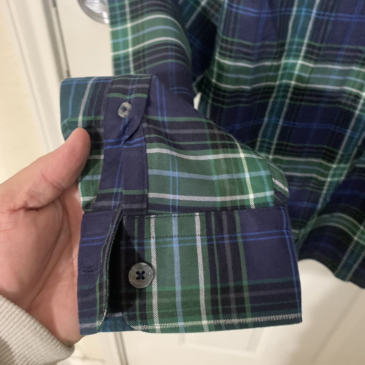 Todd Snyder One Pocket button Plaid Flannel shirt Size US M / EU 48-50 / 2 - 7 Thumbnail