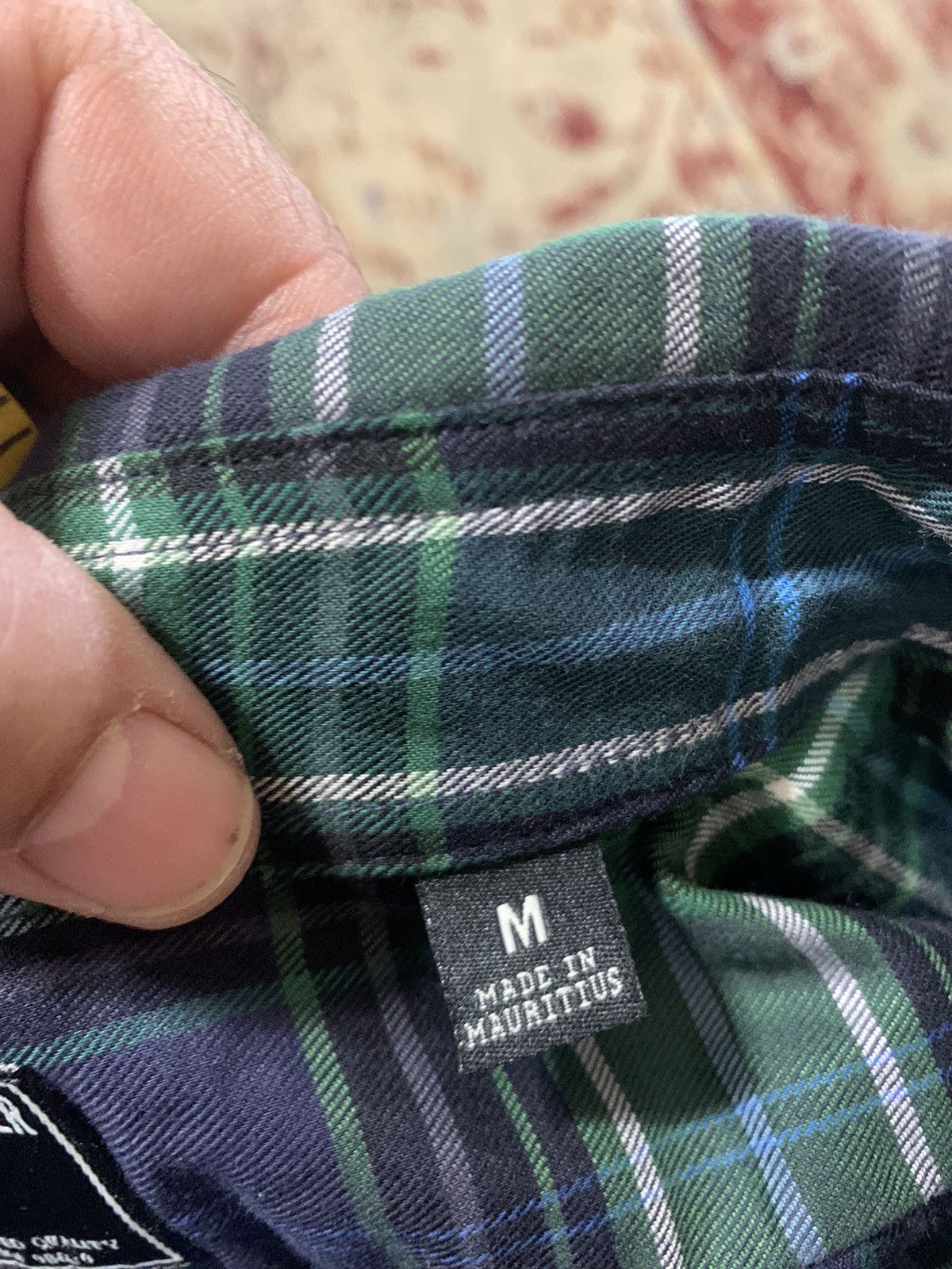 Todd Snyder One Pocket button Plaid Flannel shirt Size US M / EU 48-50 / 2 - 10 Thumbnail