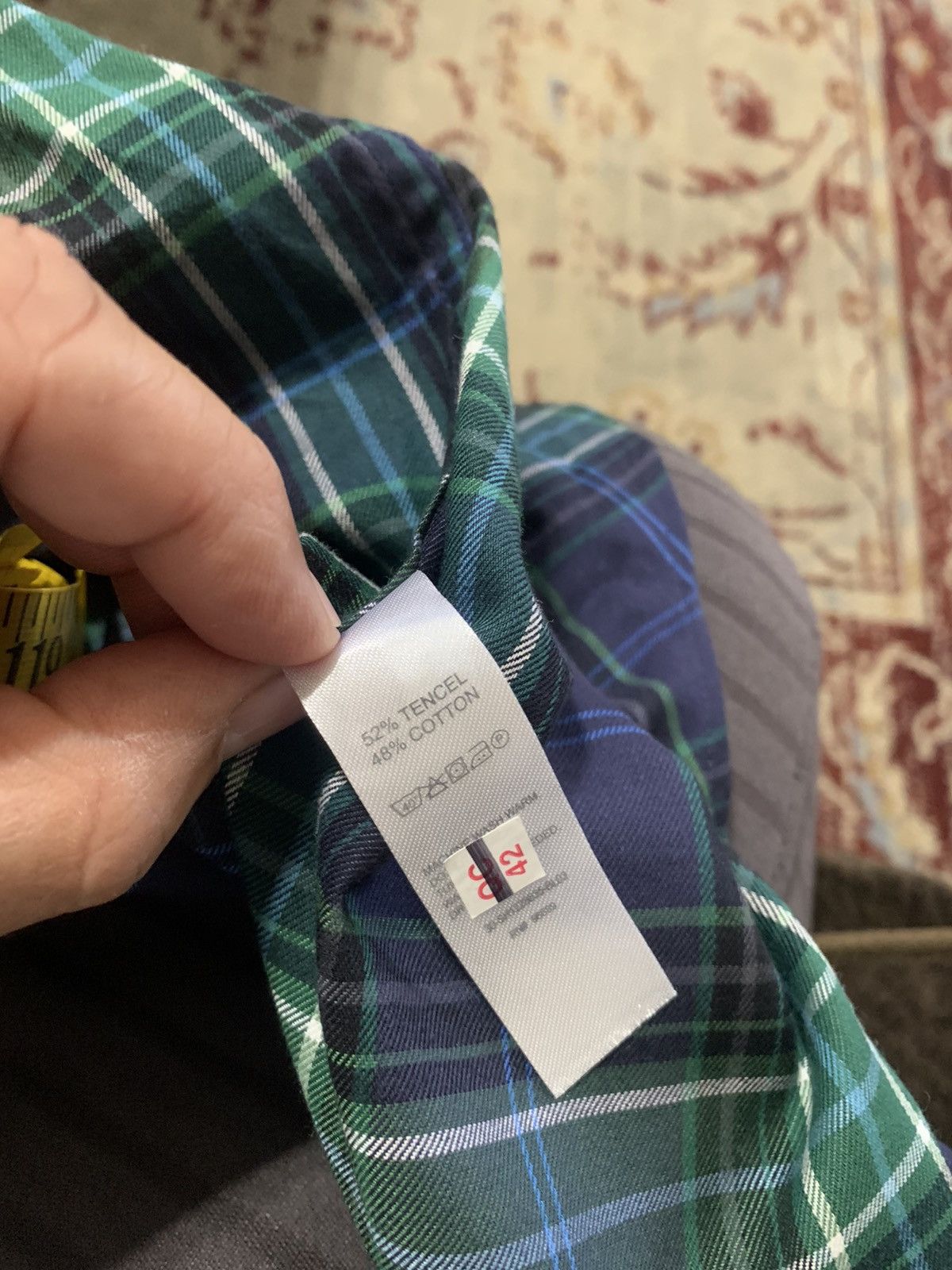Todd Snyder One Pocket button Plaid Flannel shirt Size US M / EU 48-50 / 2 - 9 Thumbnail