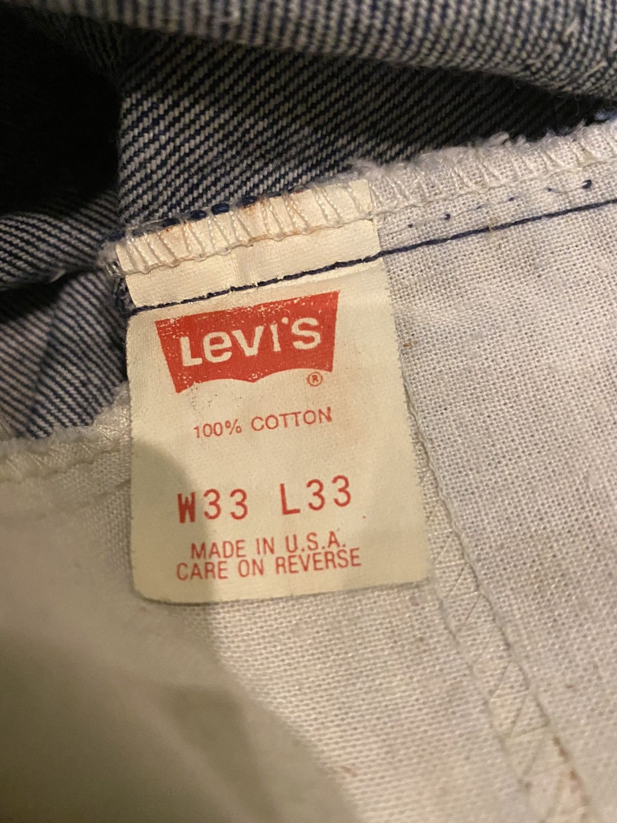 Levi's Blue vintage 80s 517 Levi’s Size US 32 / EU 48 - 4 Thumbnail