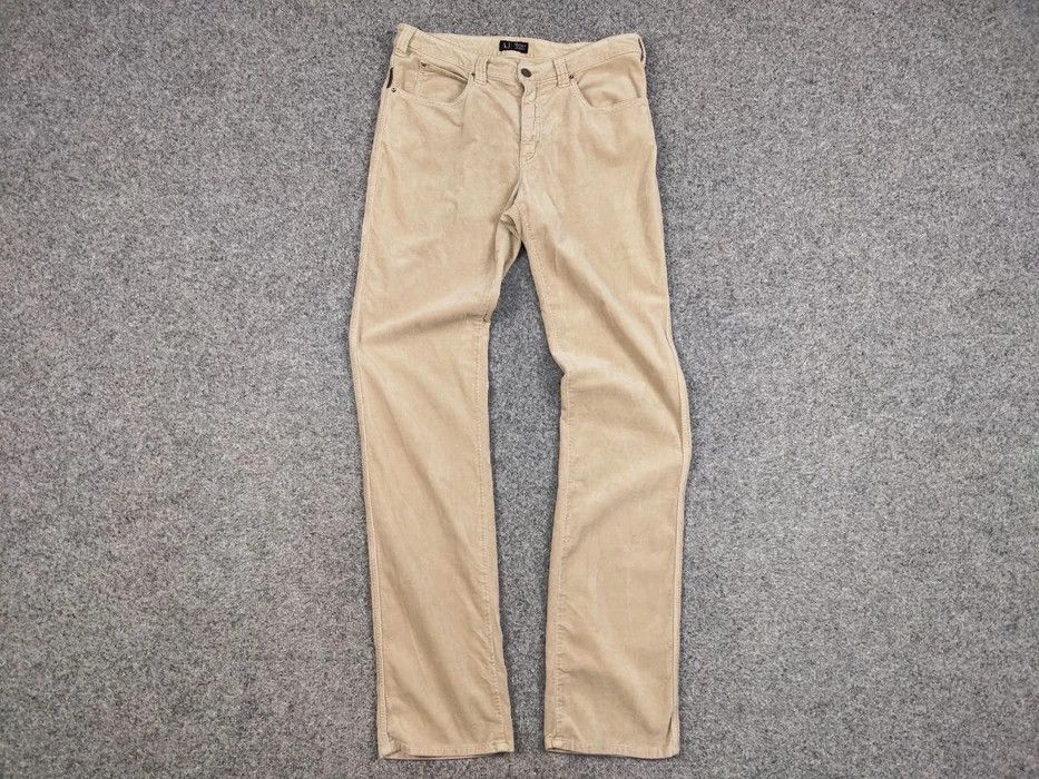 Armani Vintage 90's Armani Jeans Beige Velour Jeans Mens Pants Size US 31 - 5 Thumbnail