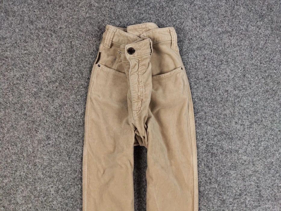 Armani Vintage 90's Armani Jeans Beige Velour Jeans Mens Pants Size US 31 - 3 Thumbnail