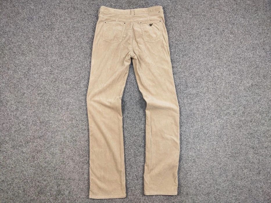 Armani Vintage 90's Armani Jeans Beige Velour Jeans Mens Pants Size US 31 - 6 Thumbnail
