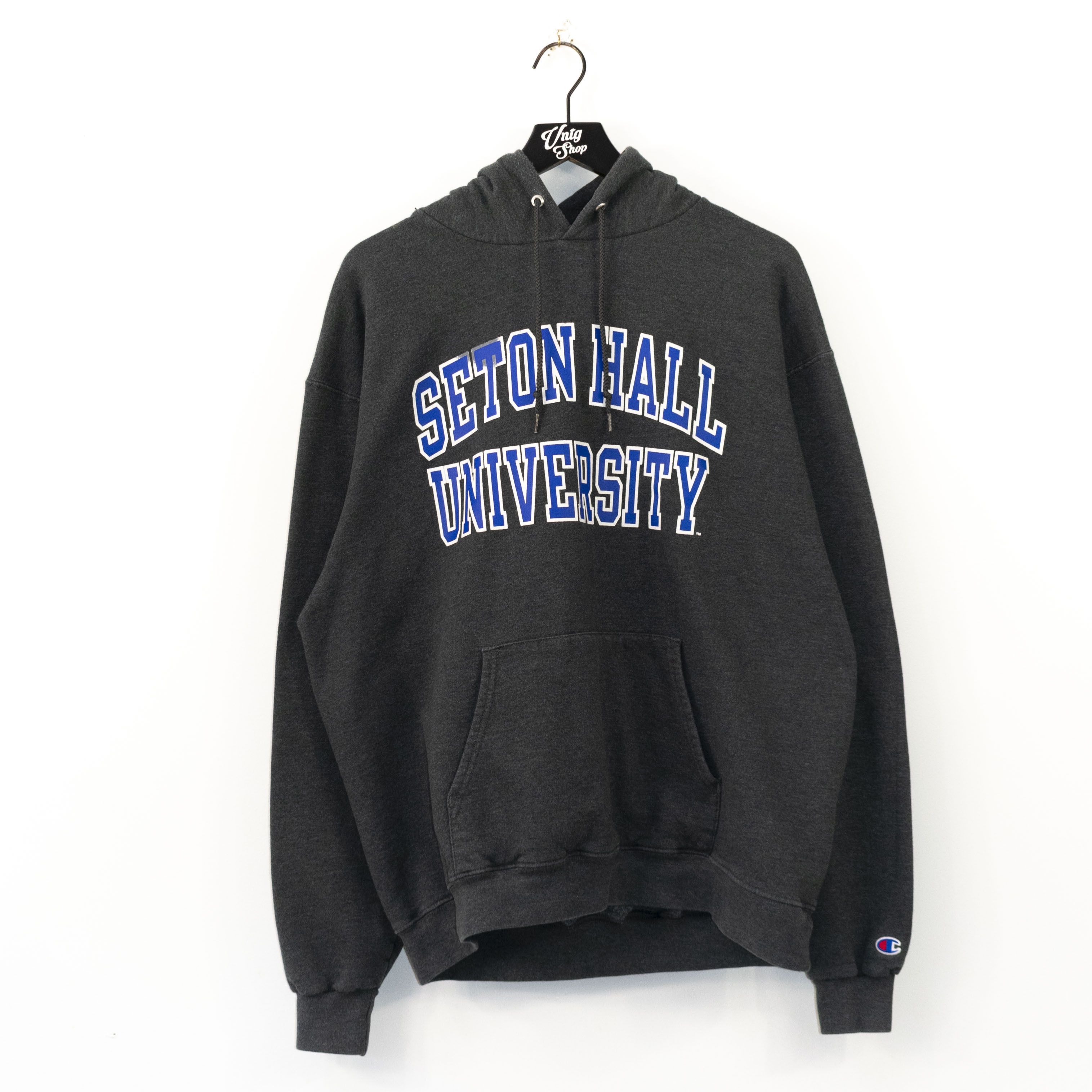 Champion Y2K Champion Seton Hall University Hoodie Sweatshirt Size XL Size US XL / EU 56 / 4 - 1 Thumbnail