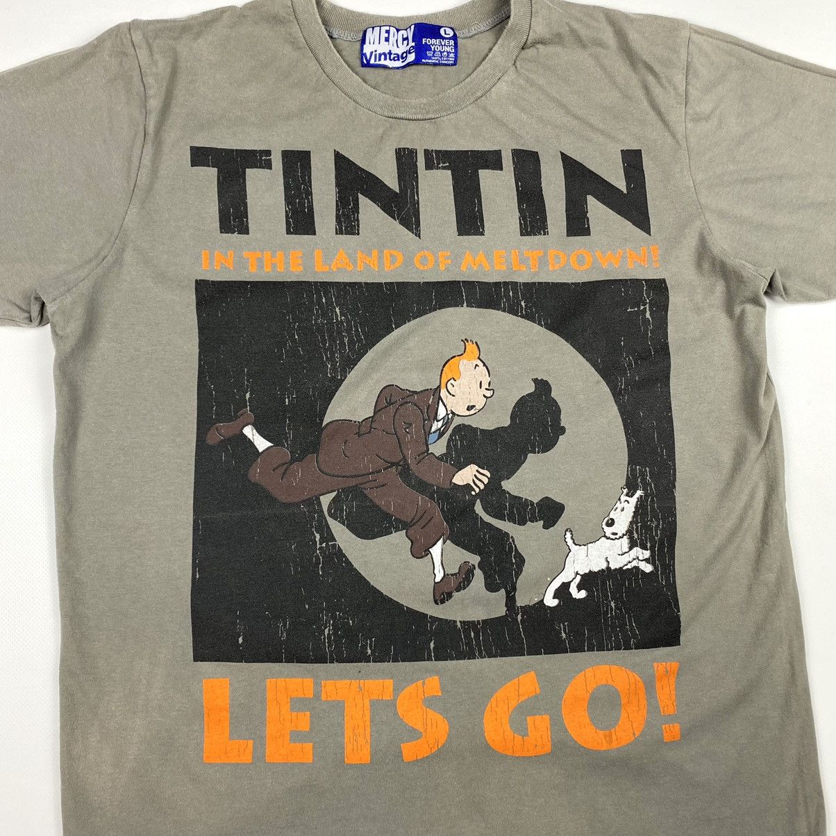 Cartoon Network 90’s Vintage Tin Tin T Shirt Cartoon Pictures Big Print Size US L / EU 52-54 / 3 - 3 Thumbnail