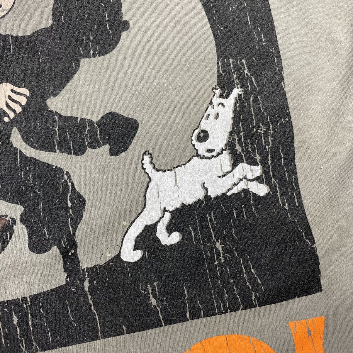 Cartoon Network 90’s Vintage Tin Tin T Shirt Cartoon Pictures Big Print Size US L / EU 52-54 / 3 - 5 Thumbnail