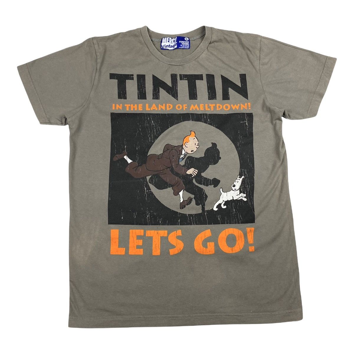 Cartoon Network 90’s Vintage Tin Tin T Shirt Cartoon Pictures Big Print Size US L / EU 52-54 / 3 - 1 Thumbnail