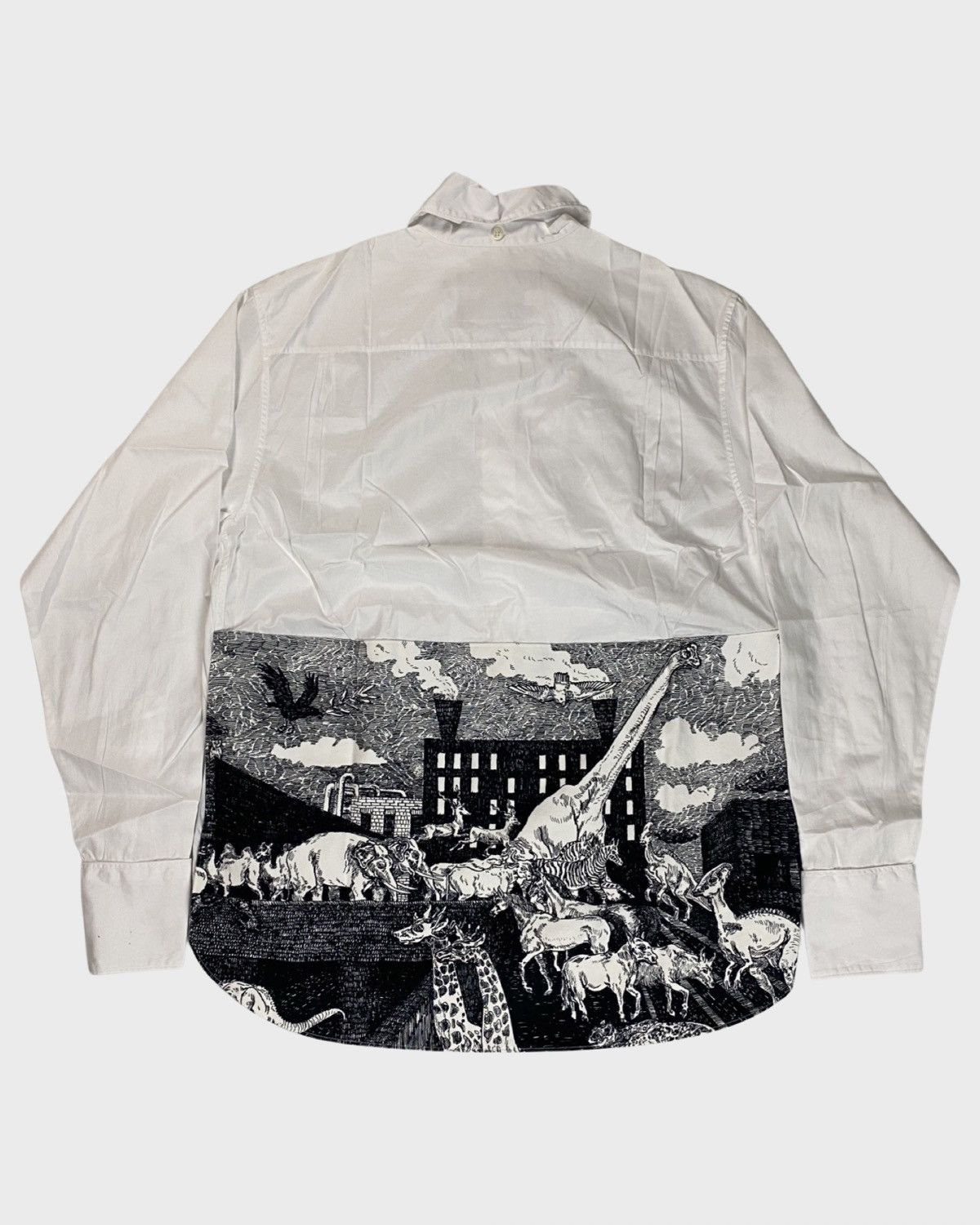 Prada 1of1 AW16 Christophe Chemin survival utopia shirt | Grailed