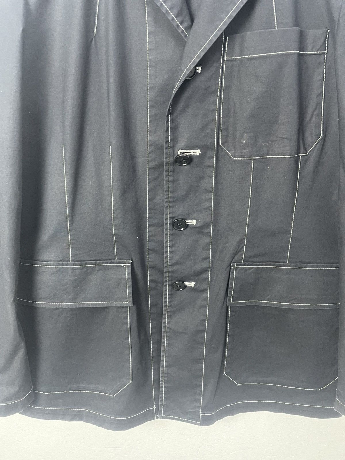 Yohji Yamamoto 🔥AAR Yohji Studio Design By Yohji Yamamoto Blazer Jacket Size US XL / EU 56 / 4 - 10 Thumbnail