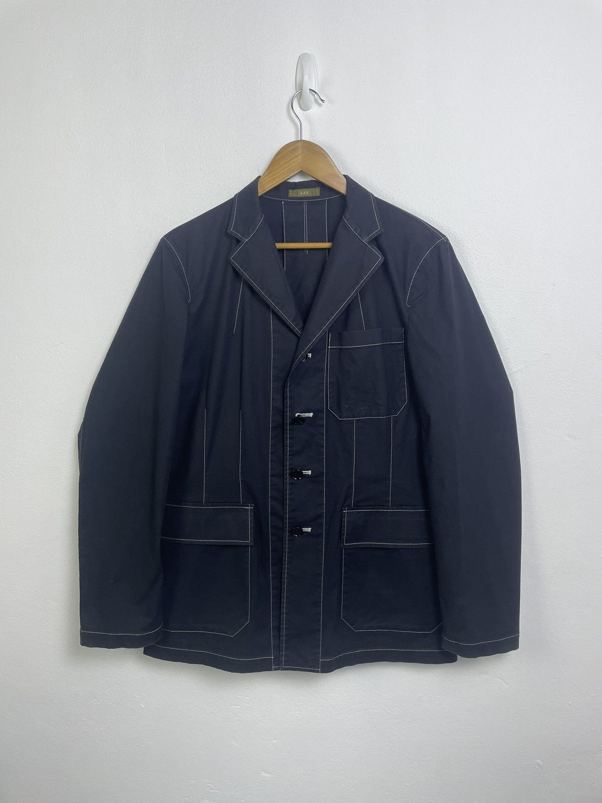 Yohji Yamamoto 🔥AAR Yohji Studio Design By Yohji Yamamoto Blazer Jacket Size US XL / EU 56 / 4 - 1 Thumbnail