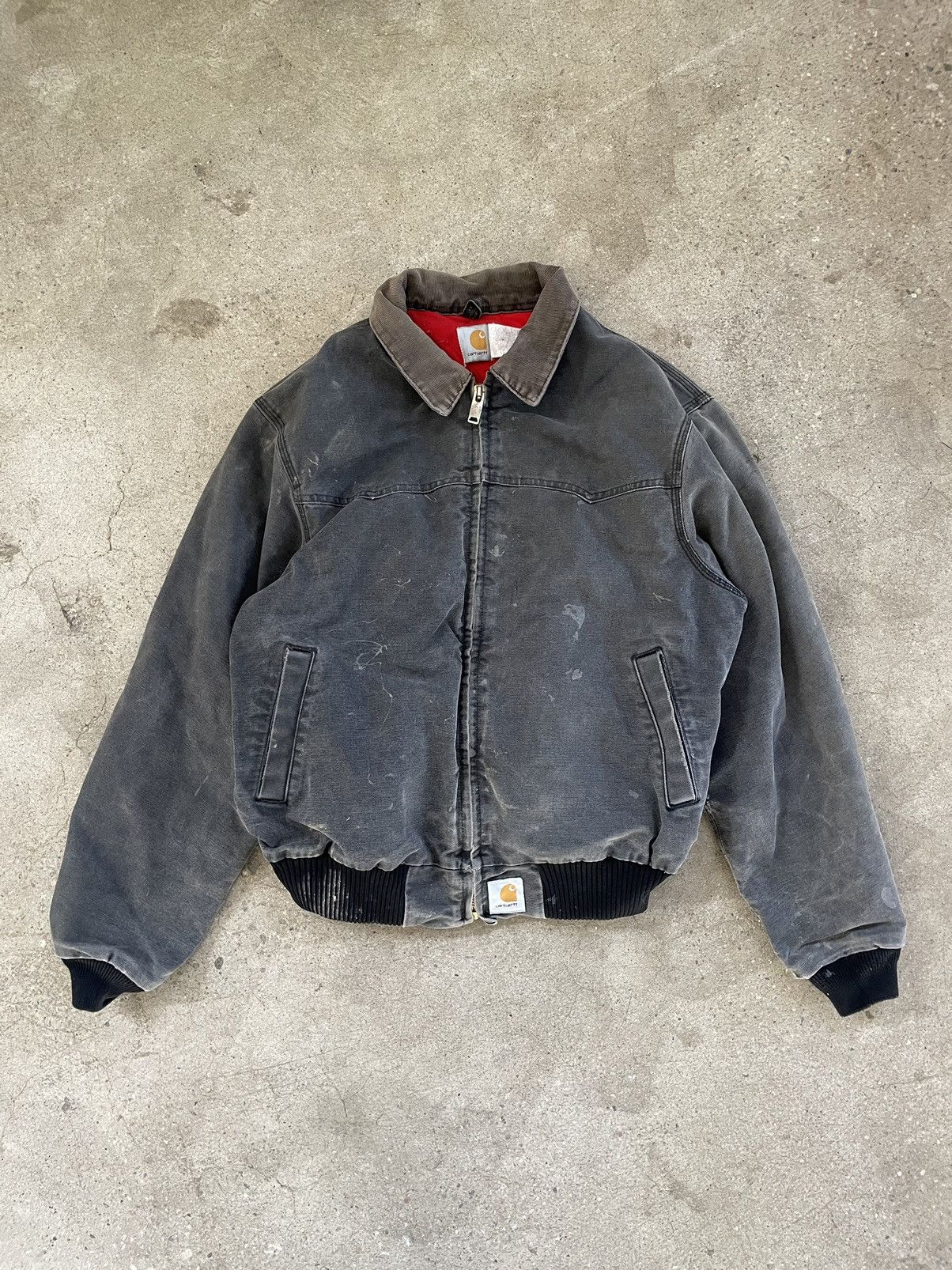 image of Carhartt Jacket in Grey, Men's (Size Large)