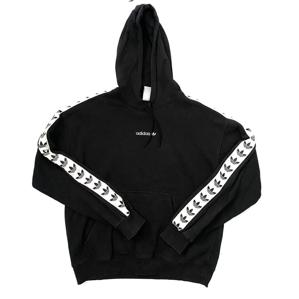 Adidas tape hoodie lampas trefoil logo sportswear