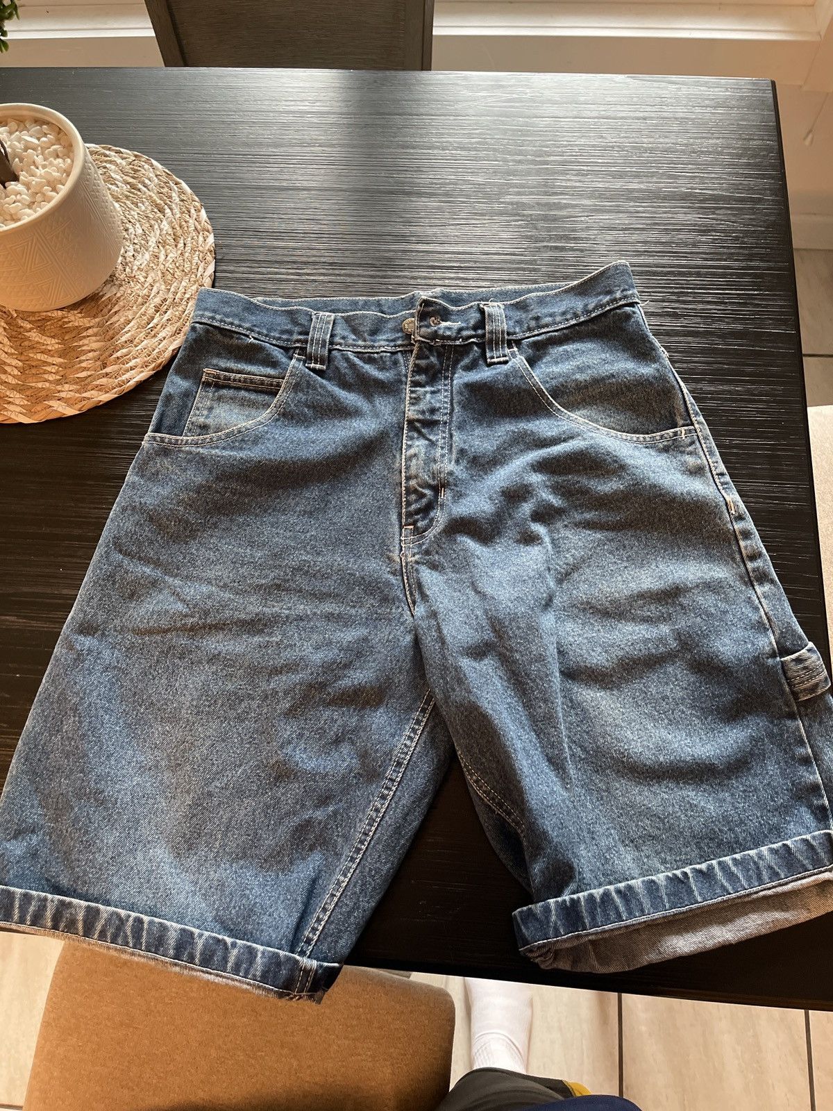 Tommy Hilfiger × Vintage 90’s Tommy Sports Denim Shorts Size US 34 / EU 50 - 2 Thumbnail