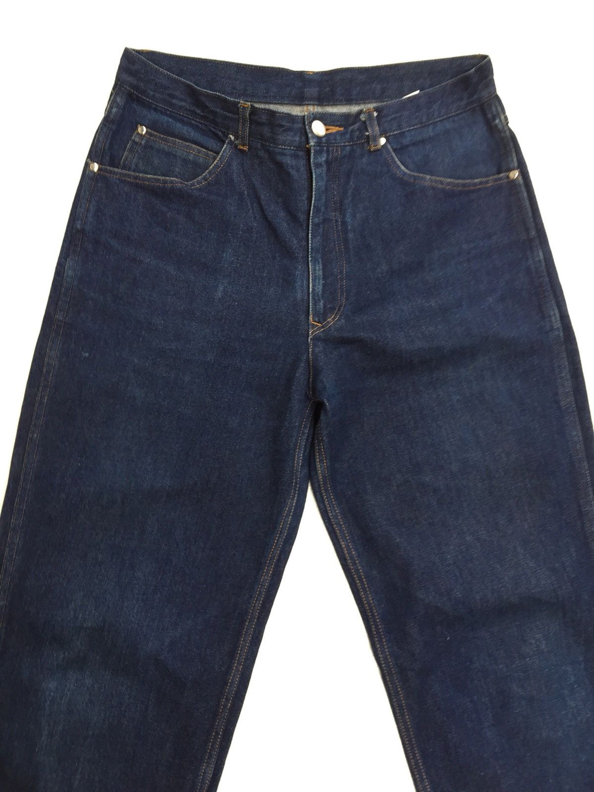 Comme des Garcons Vintage Cdg Homme Distressed Baggy Jeans Size 29" - 3 Thumbnail