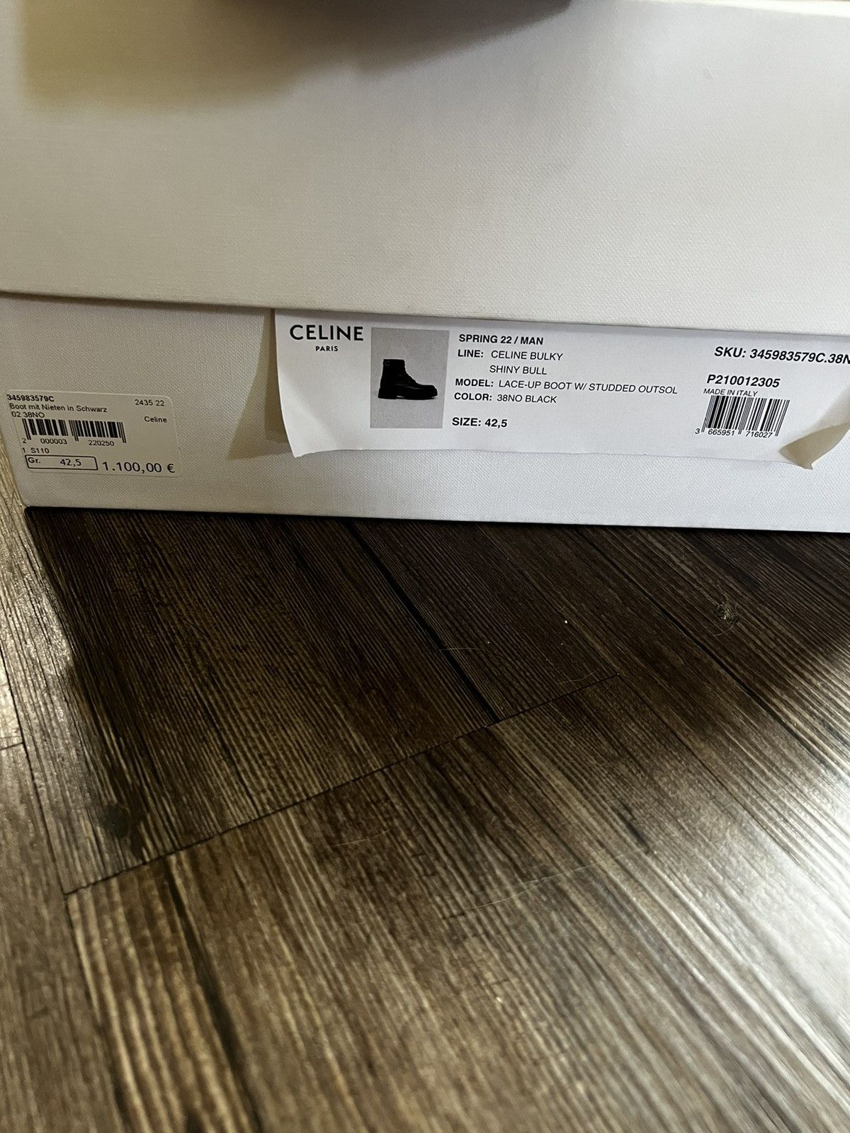 Celine Studded Logo Boots Size US 9.5 / EU 42-43 - 12 Thumbnail