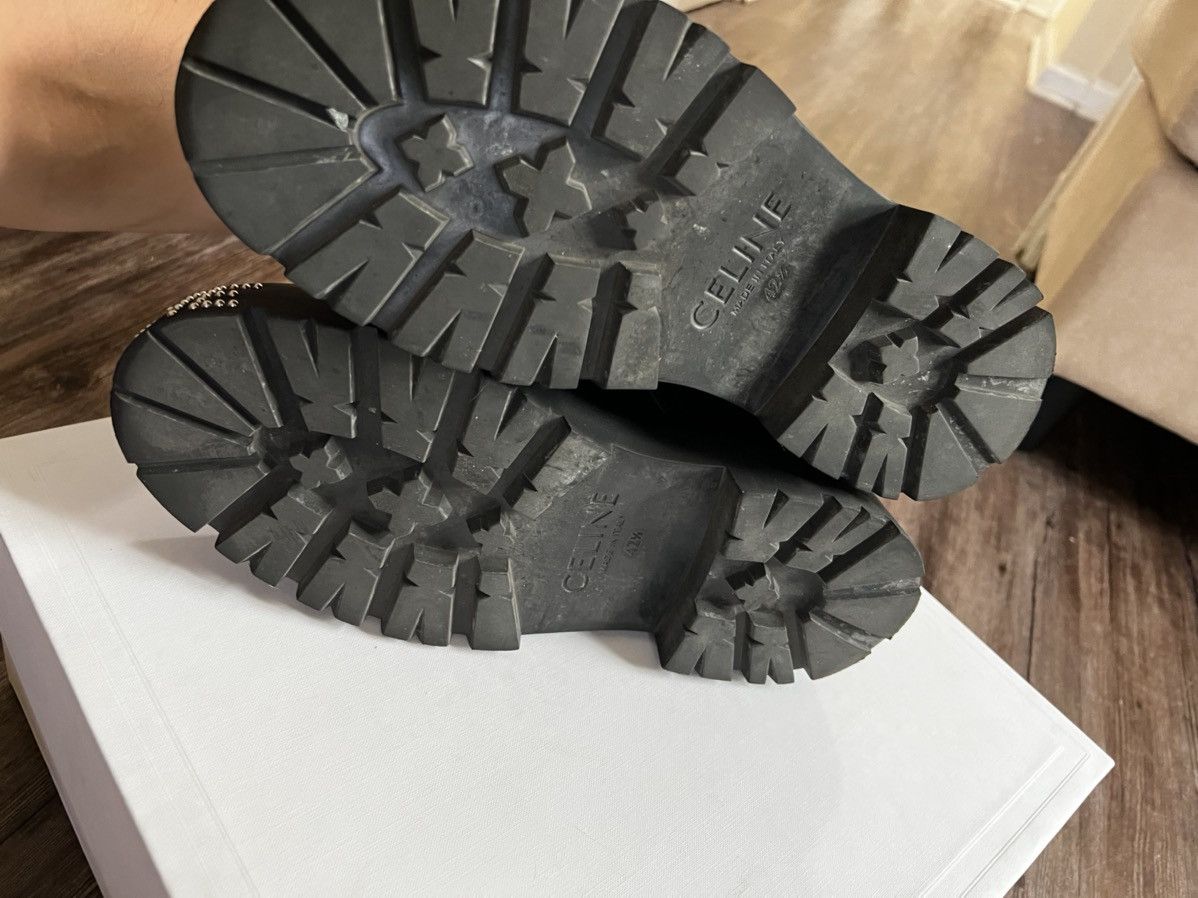 Celine Studded Logo Boots Size US 9.5 / EU 42-43 - 10 Thumbnail