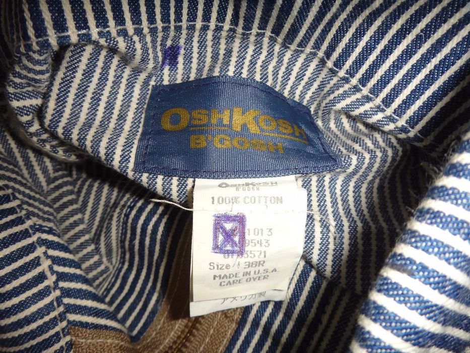 Oshkosh Vintage Osh Kosh Oshkosh B Gosh Railroad Stripe Denim Jacket