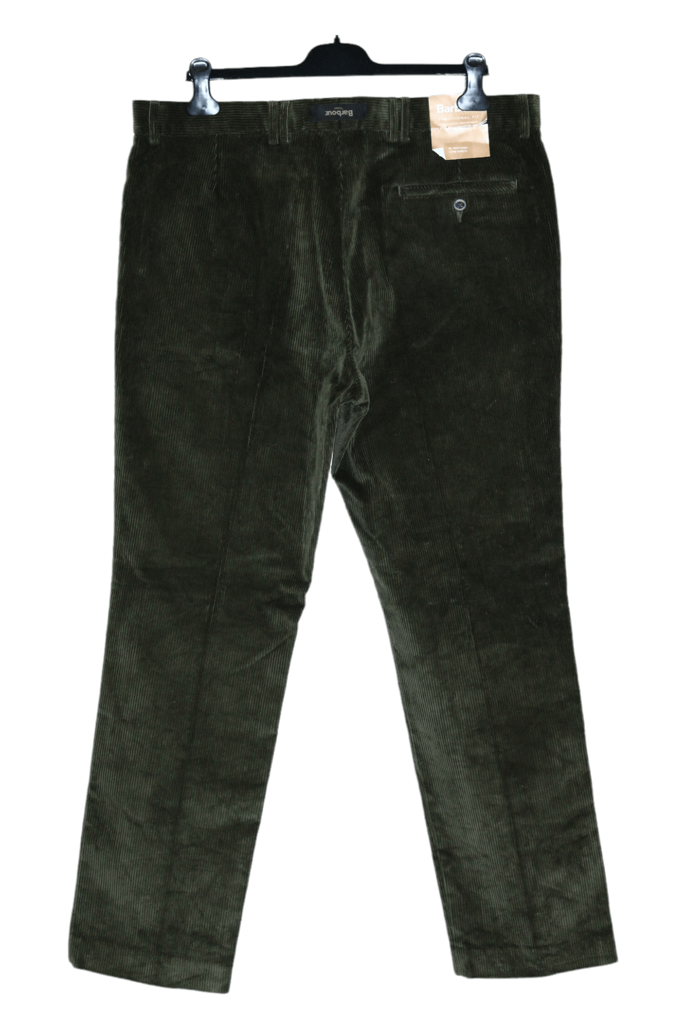 Barbour Barbour Long Traditional Fit Cord New Olive Trousers Size US 40 / EU 56 - 2 Thumbnail