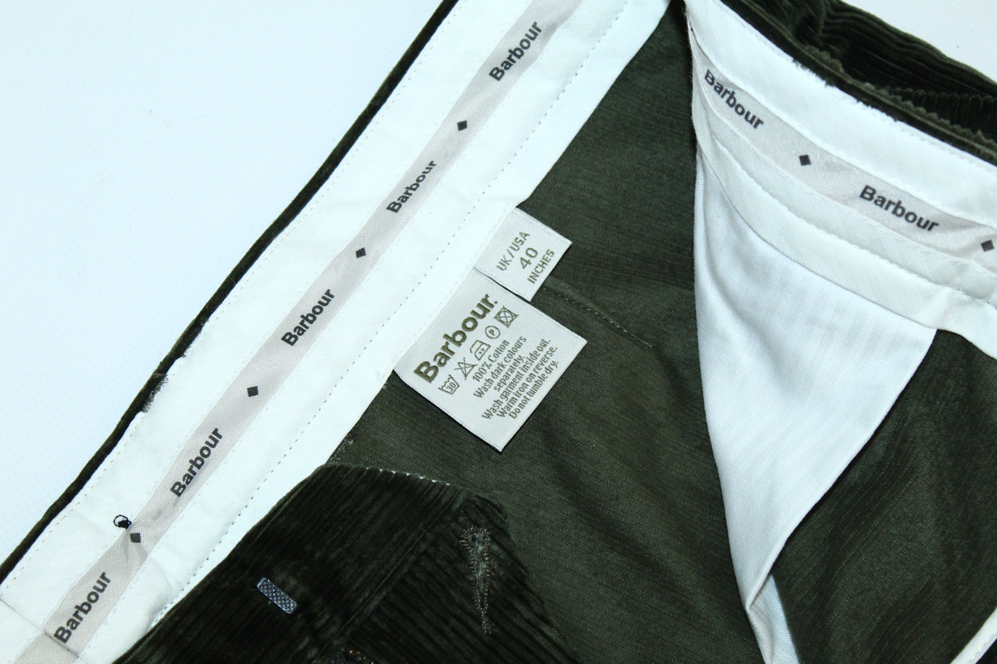 Barbour Barbour Long Traditional Fit Cord New Olive Trousers Size US 40 / EU 56 - 5 Thumbnail