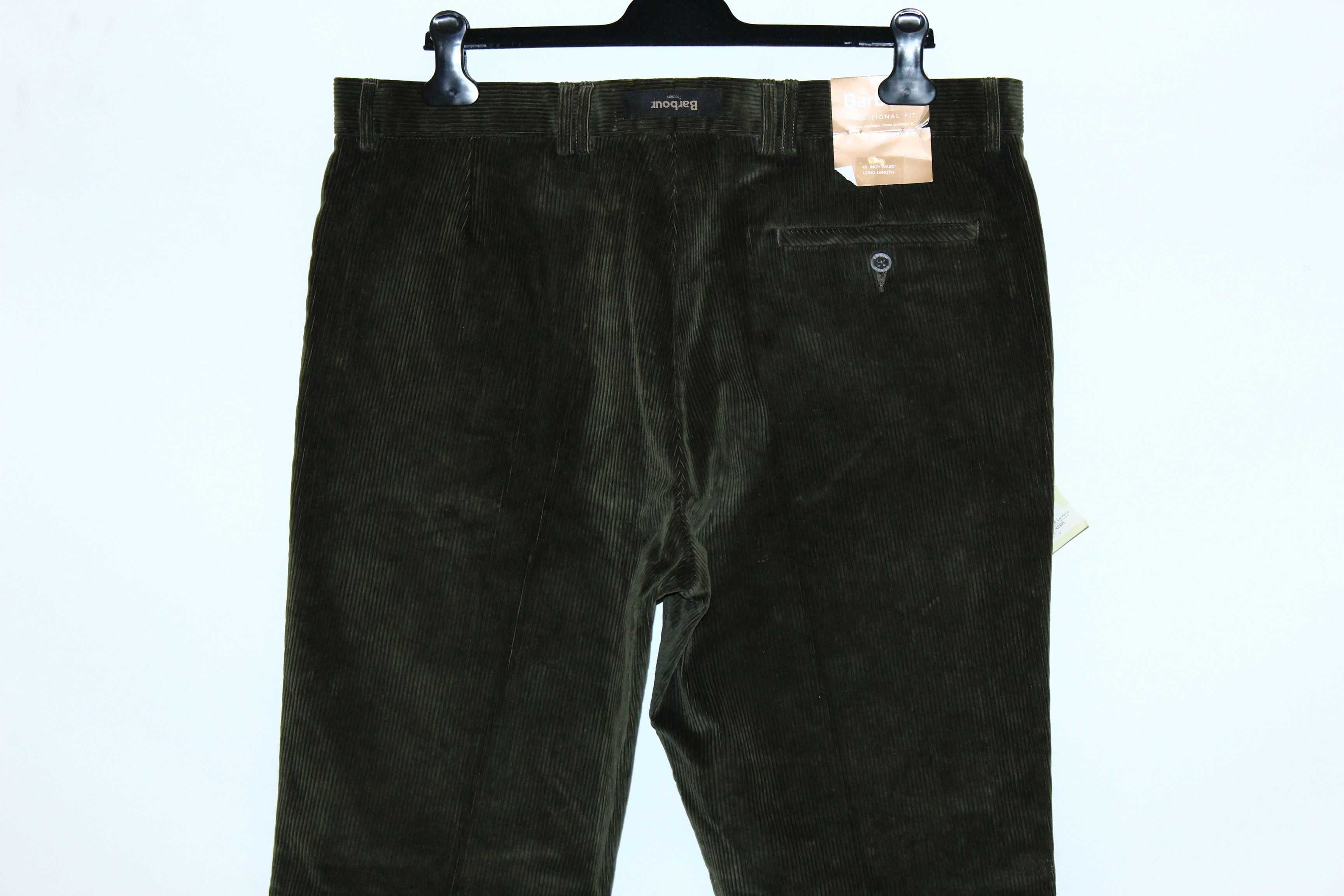 Barbour Barbour Long Traditional Fit Cord New Olive Trousers Size US 40 / EU 56 - 7 Thumbnail