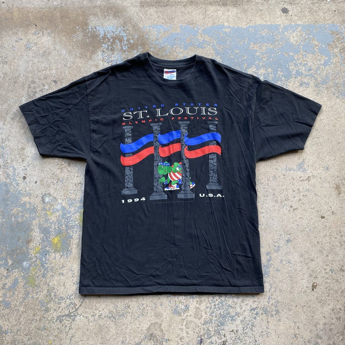 USA Olympics Vintage 1994 St. Louis Olympics Tee Size US XL / EU 56 / 4 - 2 Thumbnail