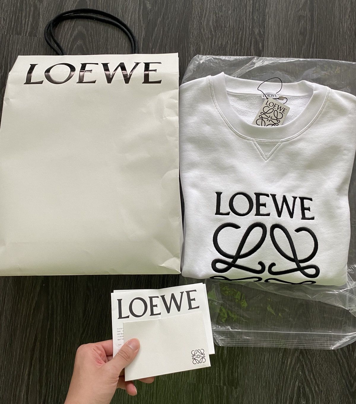 JW Anderson × Loewe New Very Limited Loewe 2020 Runway Logo Sweatshirt Crewneck Size US XL / EU 56 / 4 - 1 Thumbnail