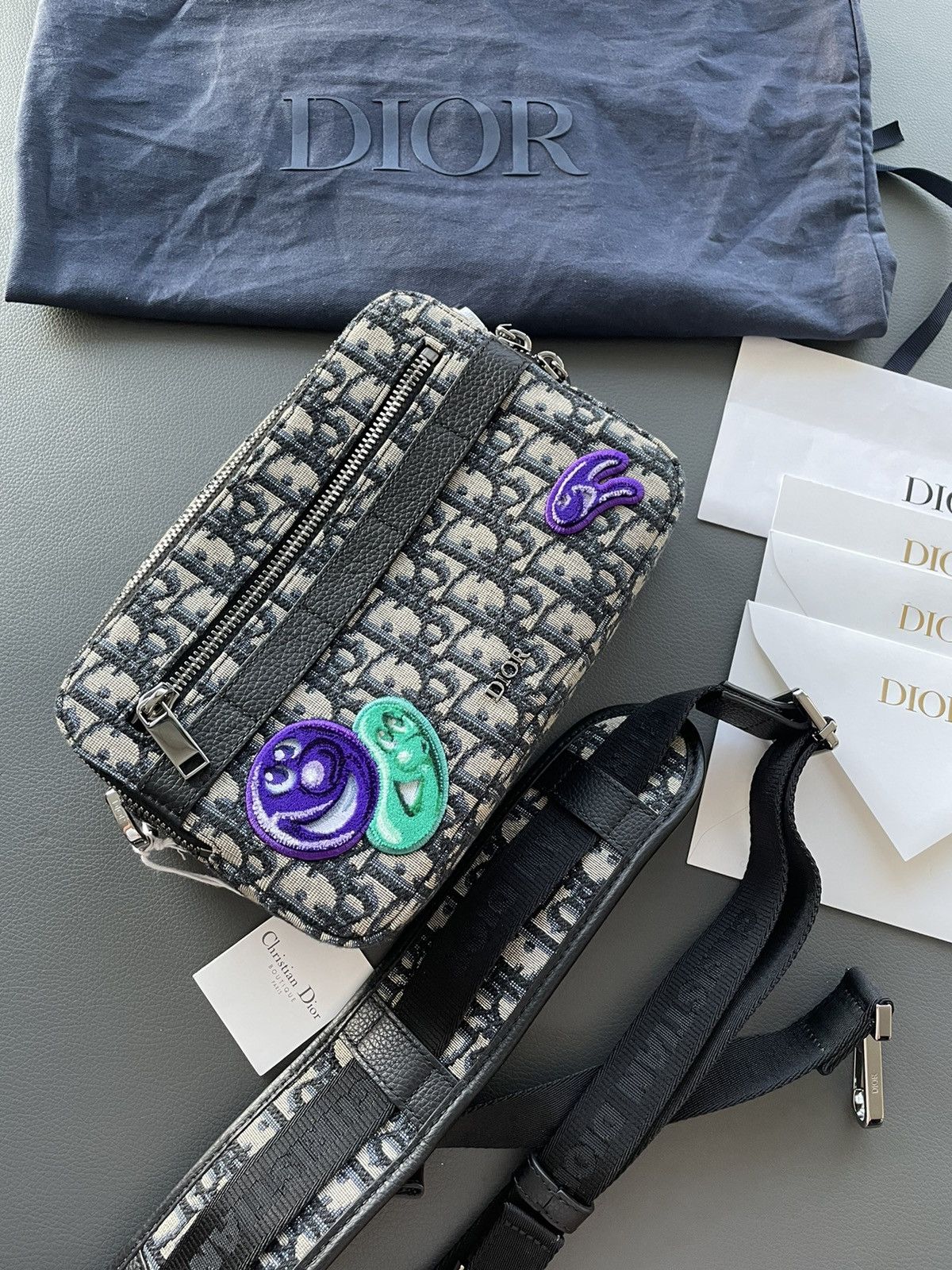 Dior Dior Monogram Bag Super Runway Crossbody Saddle Bag Size ONE SIZE - 10 Thumbnail