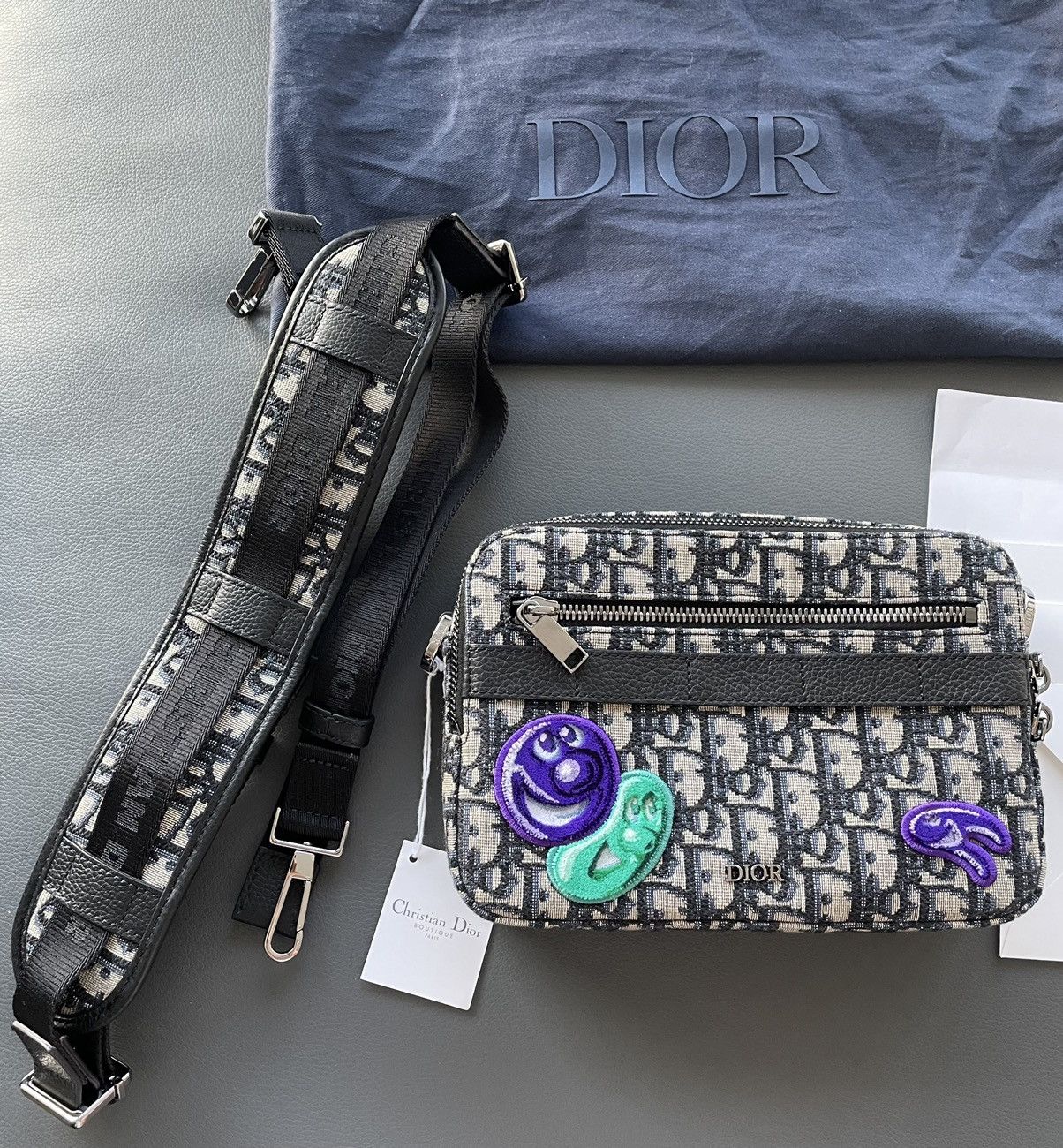 Dior Dior Monogram Bag Super Runway Crossbody Saddle Bag Size ONE SIZE - 9 Thumbnail
