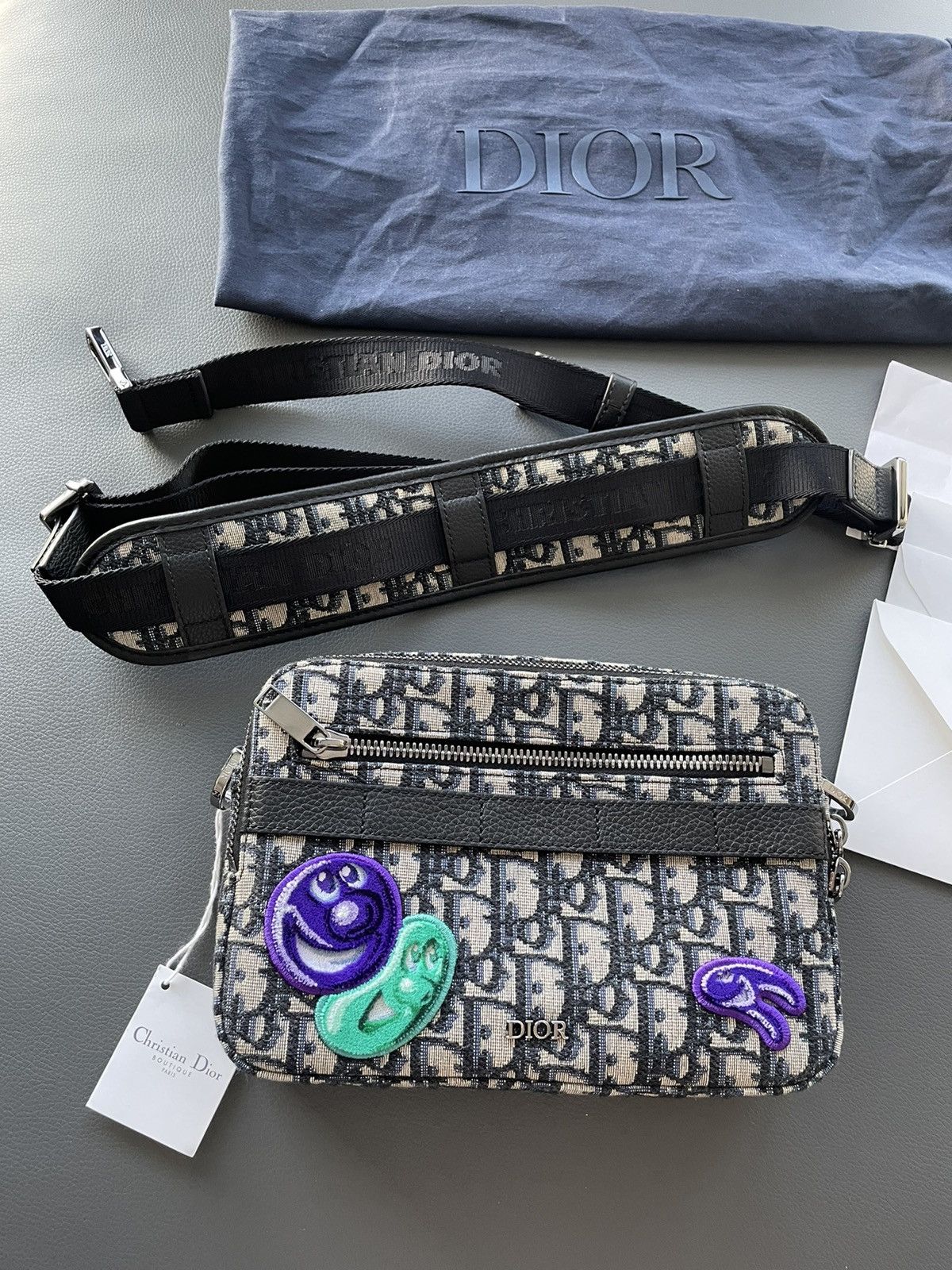 Dior Dior Monogram Bag Super Runway Crossbody Saddle Bag Size ONE SIZE - 14 Thumbnail