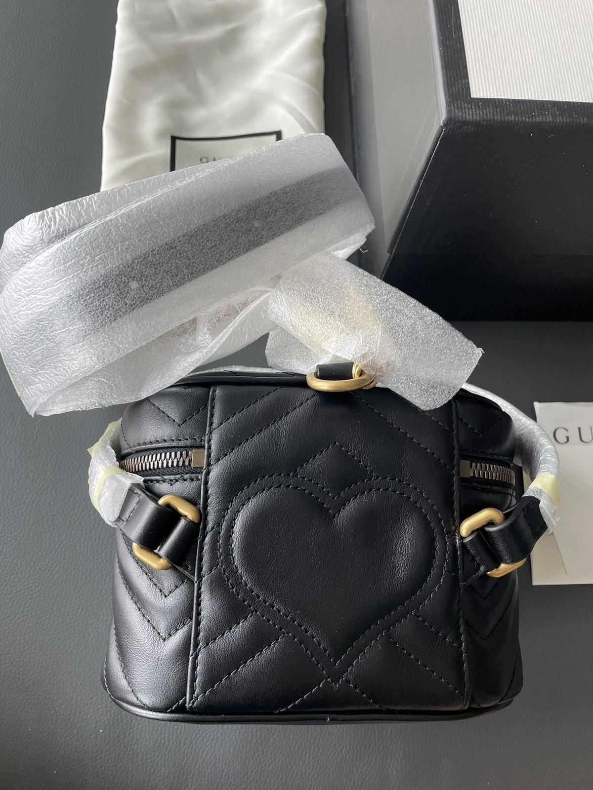 Gucci Rare Brand New Limited Edition Leather GG Marmont Backpack Size ONE SIZE - 8 Thumbnail