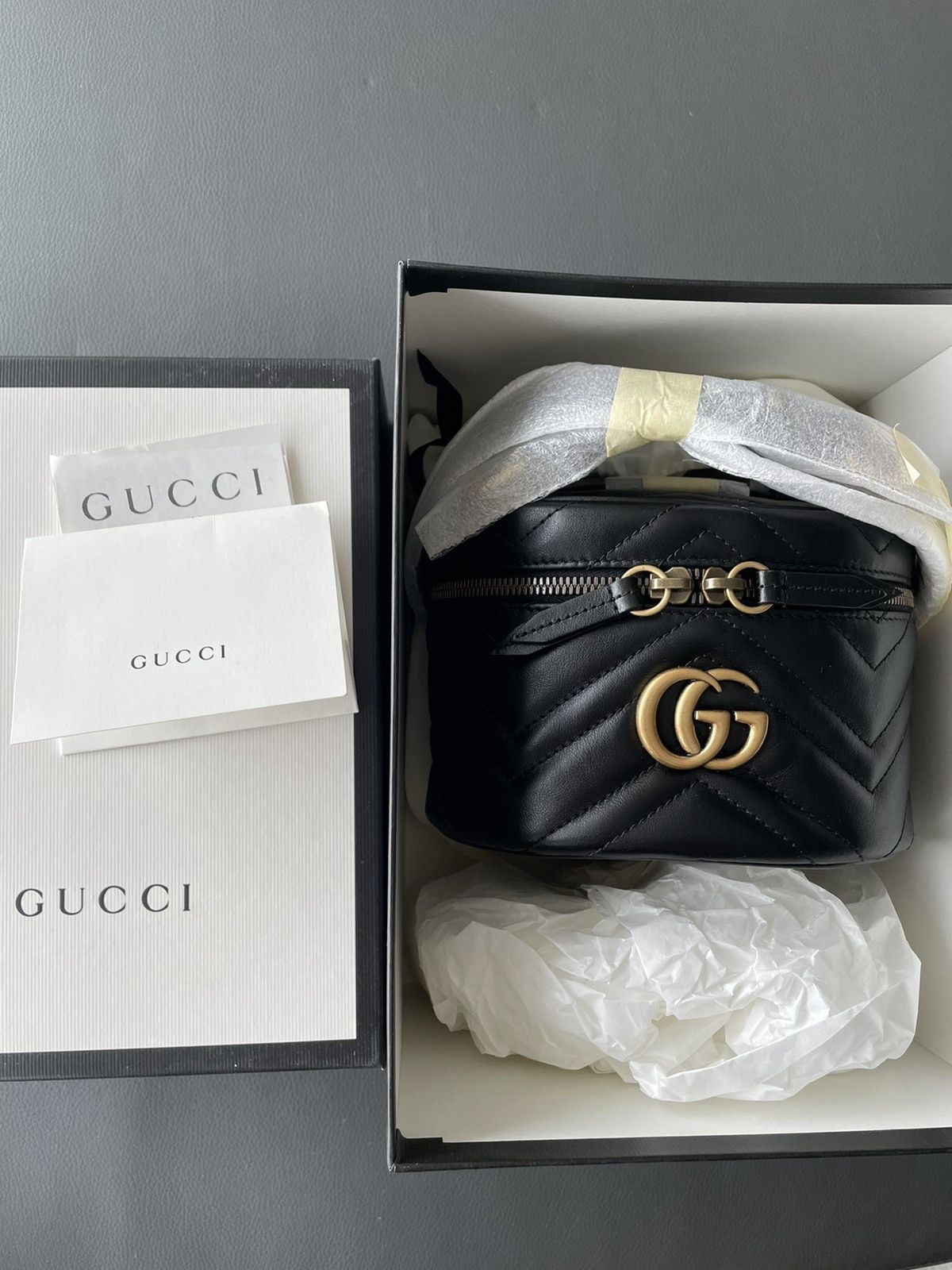 Gucci Rare Brand New Limited Edition Leather GG Marmont Backpack Size ONE SIZE - 5 Thumbnail