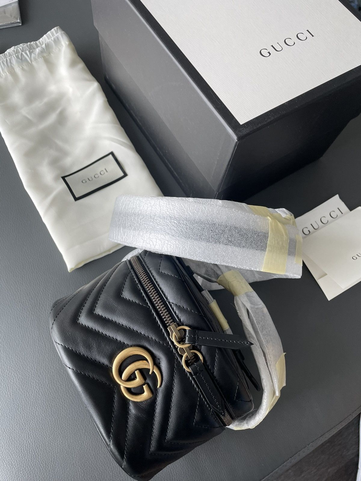 Gucci Rare Brand New Limited Edition Leather GG Marmont Backpack Size ONE SIZE - 4 Thumbnail