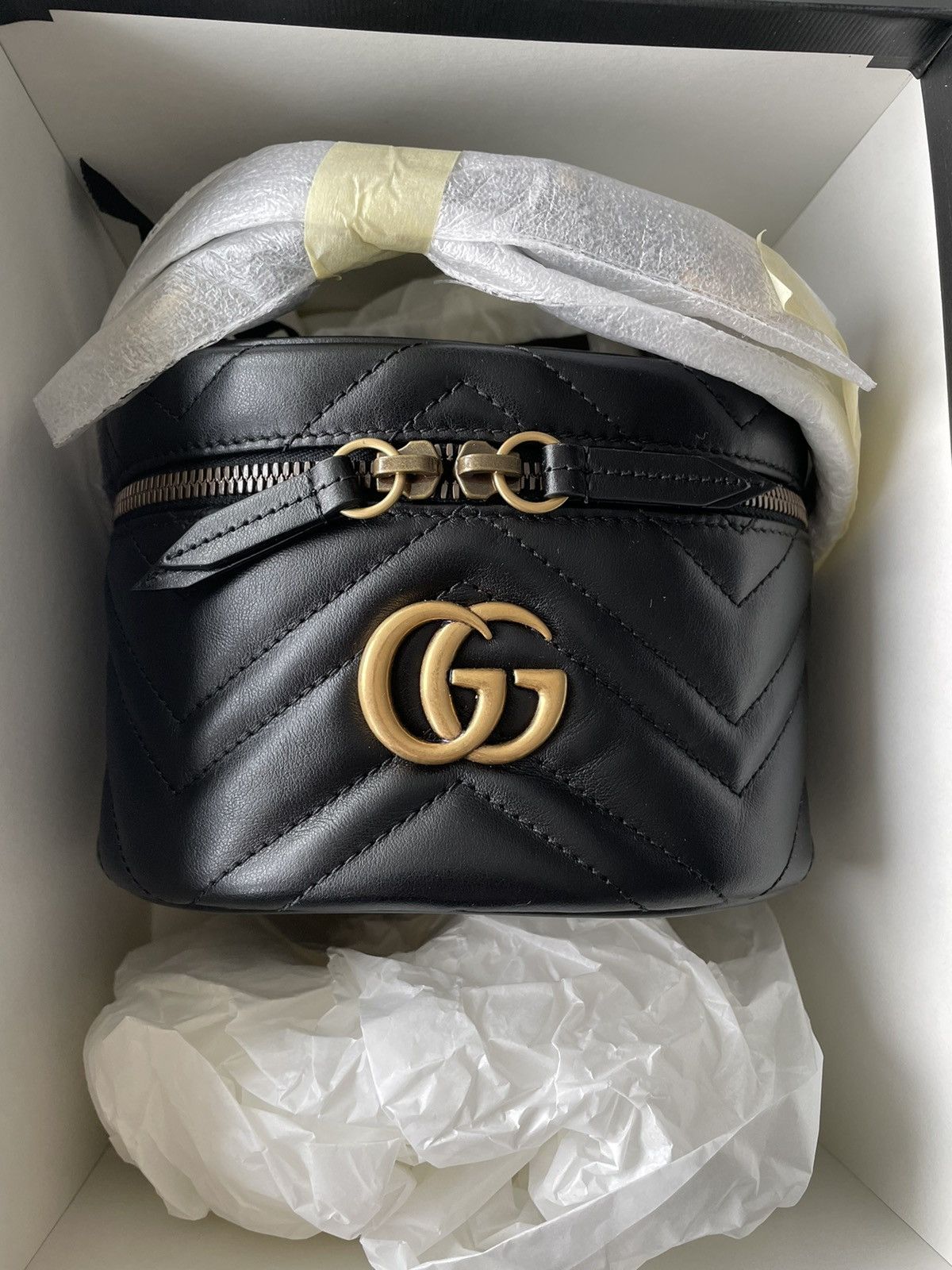 Gucci Rare Brand New Limited Edition Leather GG Marmont Backpack Size ONE SIZE - 7 Thumbnail