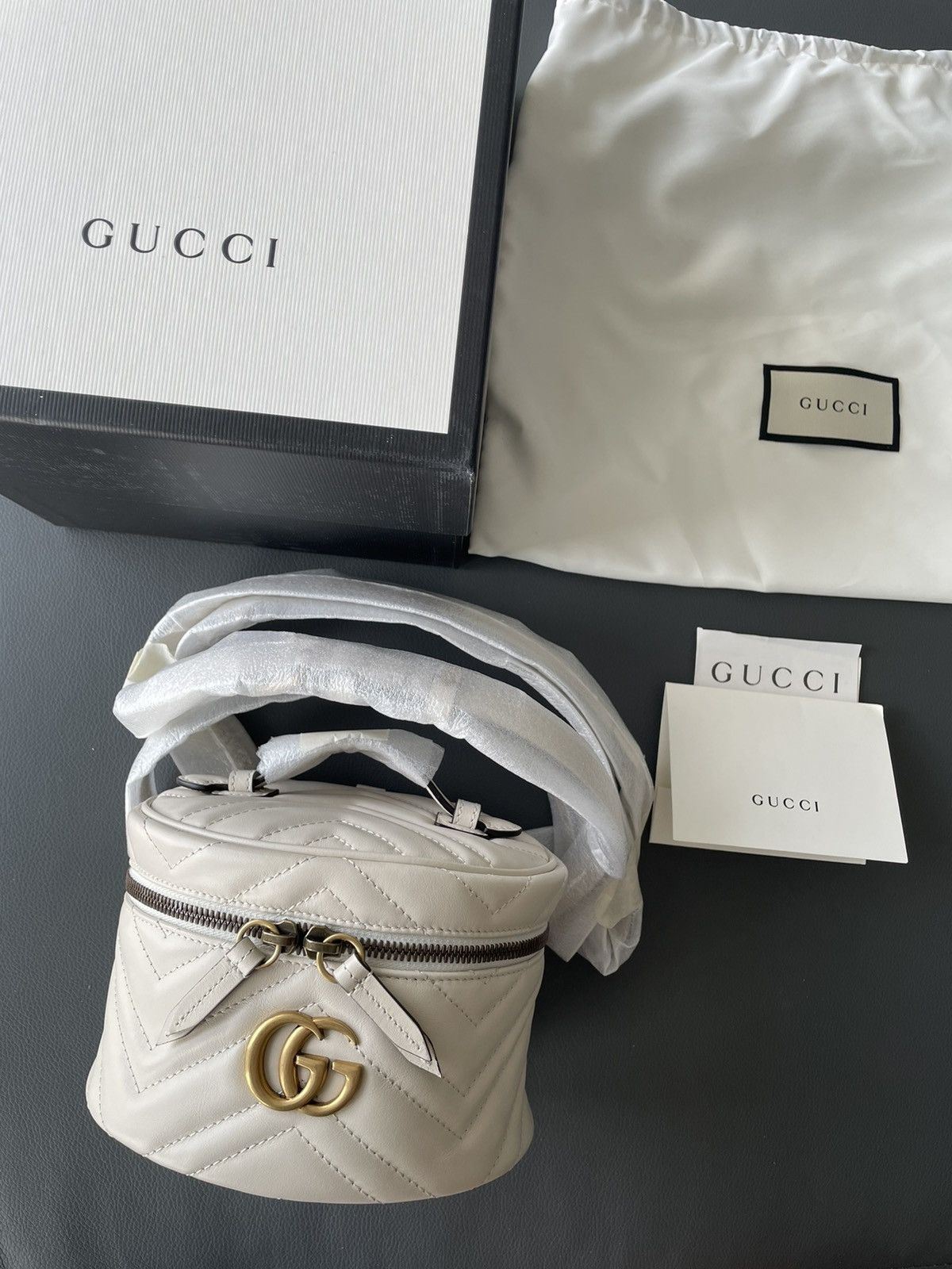 Gucci Rare Super Runway Limited Edition GG Marmont Leather Bag Size ONE SIZE - 9 Thumbnail