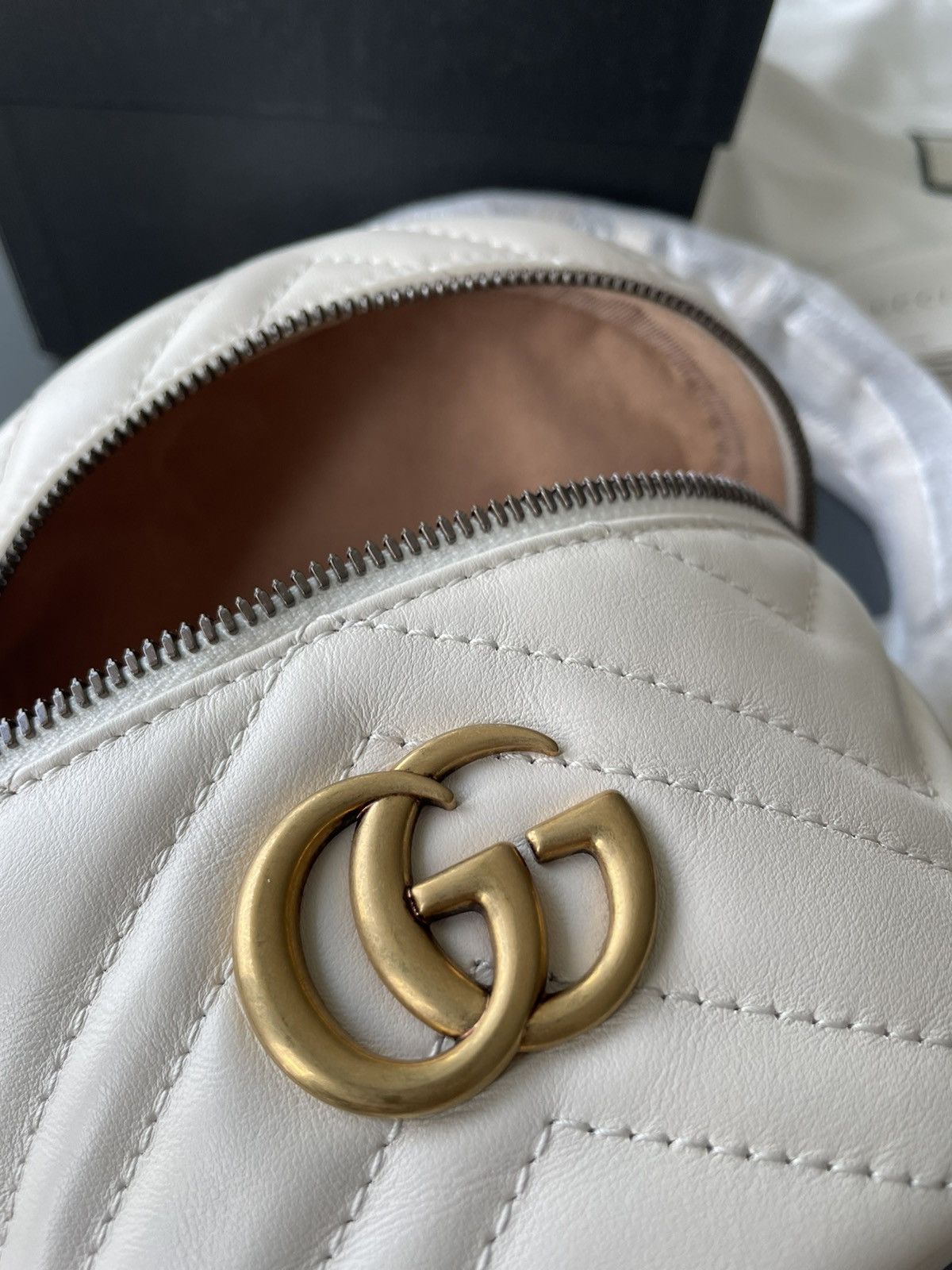 Gucci Rare Super Runway Limited Edition GG Marmont Leather Bag Size ONE SIZE - 19 Thumbnail