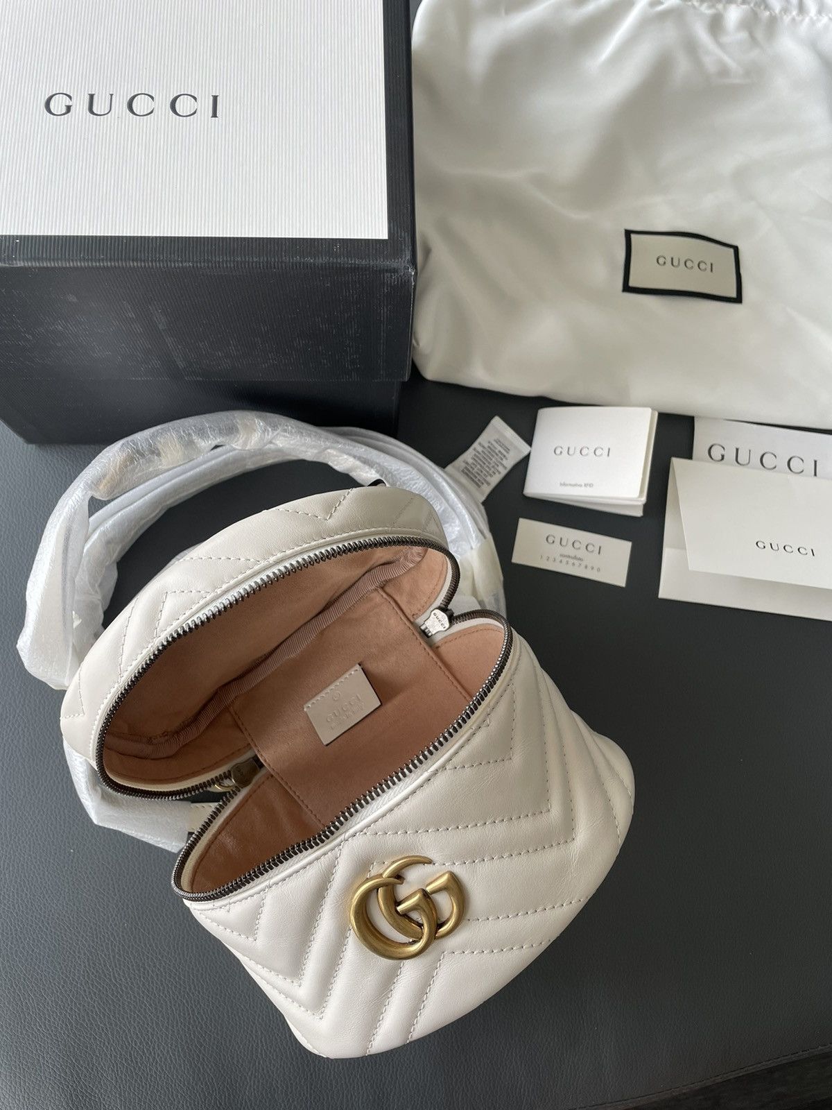 Gucci Rare Super Runway Limited Edition GG Marmont Leather Bag Size ONE SIZE - 7 Thumbnail