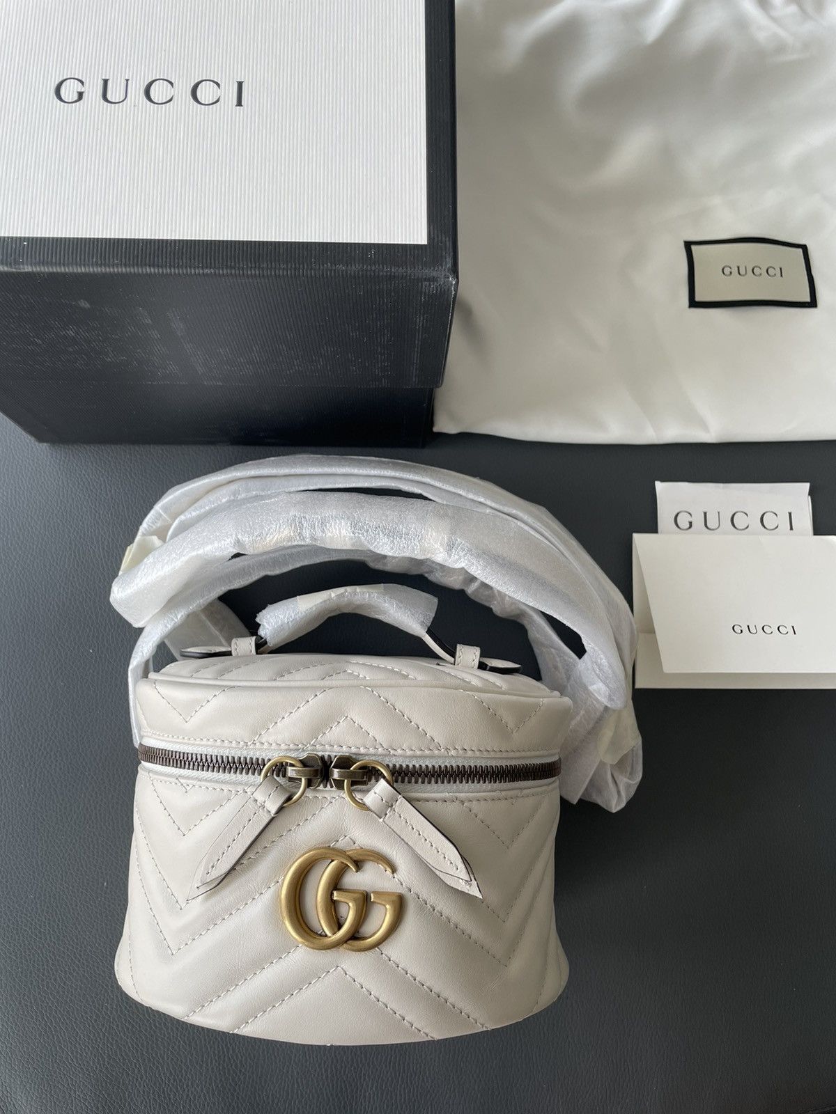 Rare Super Runway Limited Edition GG Marmont Leather Bag