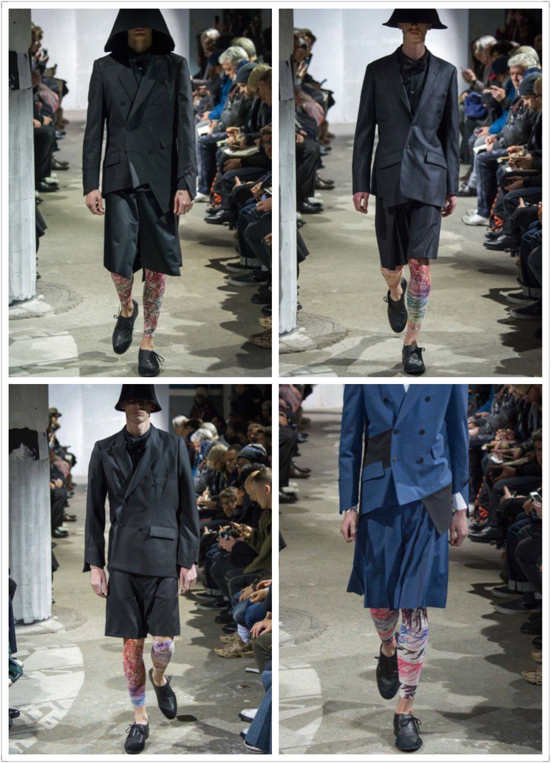Comme des Garcons Homme Plus Comme des Garcons Homme Plus Asymmetric Cut Peacoat Jacket Size US XS / EU 42 / 0 - 11 Thumbnail