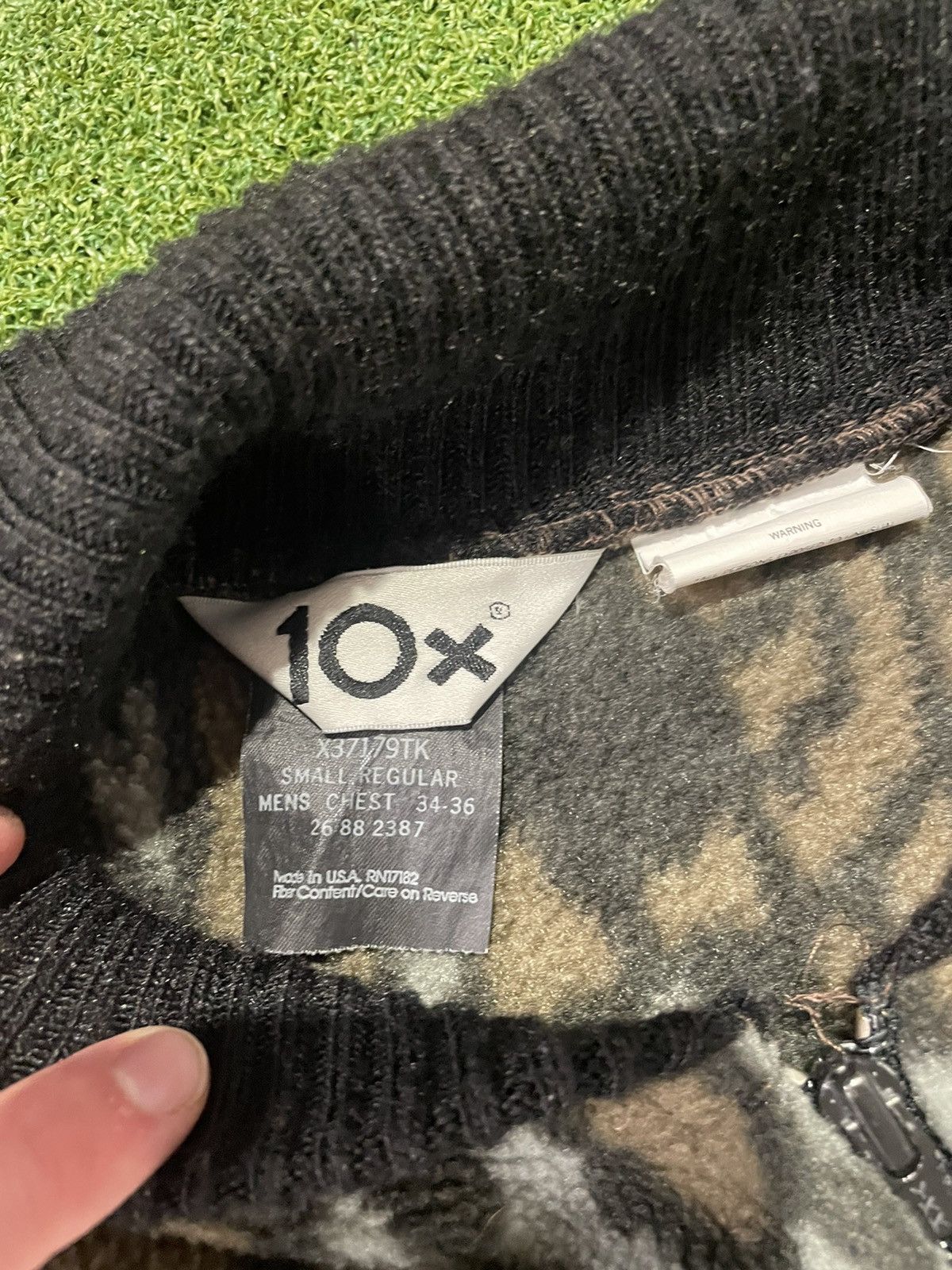 Vintage 10X Tree Camo High Pile Fleece Bomber Size US XS / EU 42 / 0 - 3 Thumbnail