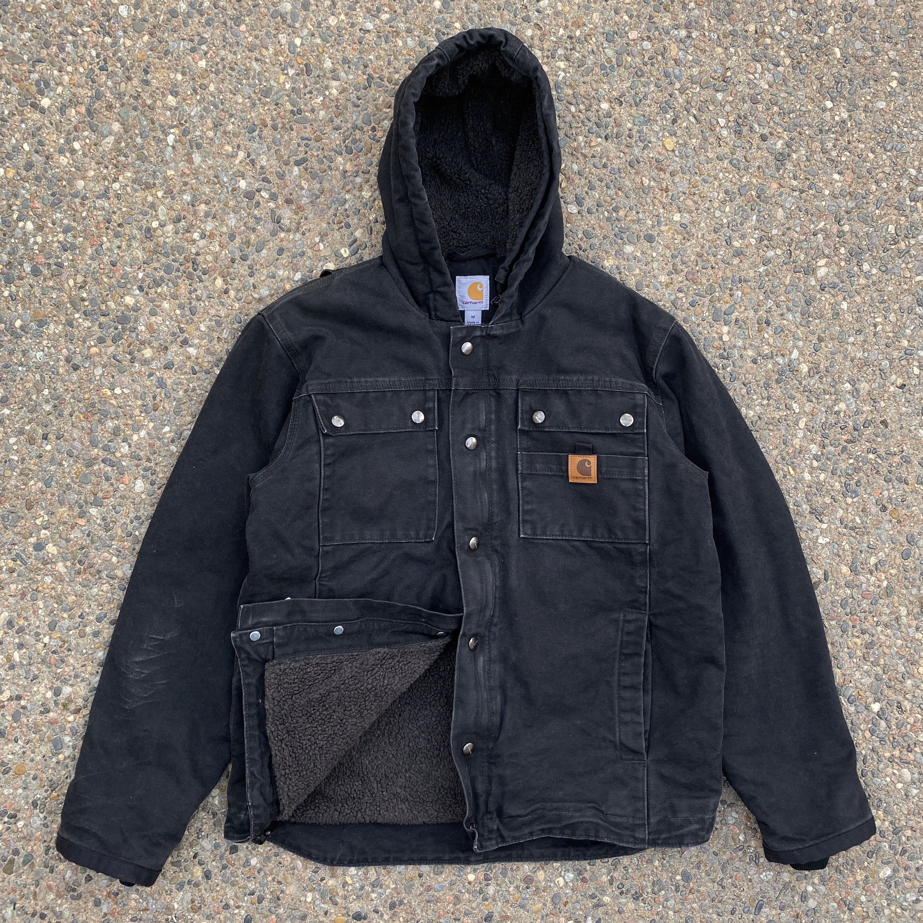 Carhartt Carhartt 102285 Sherpa-Lined Sandstone Bartlett Jacket M | Grailed