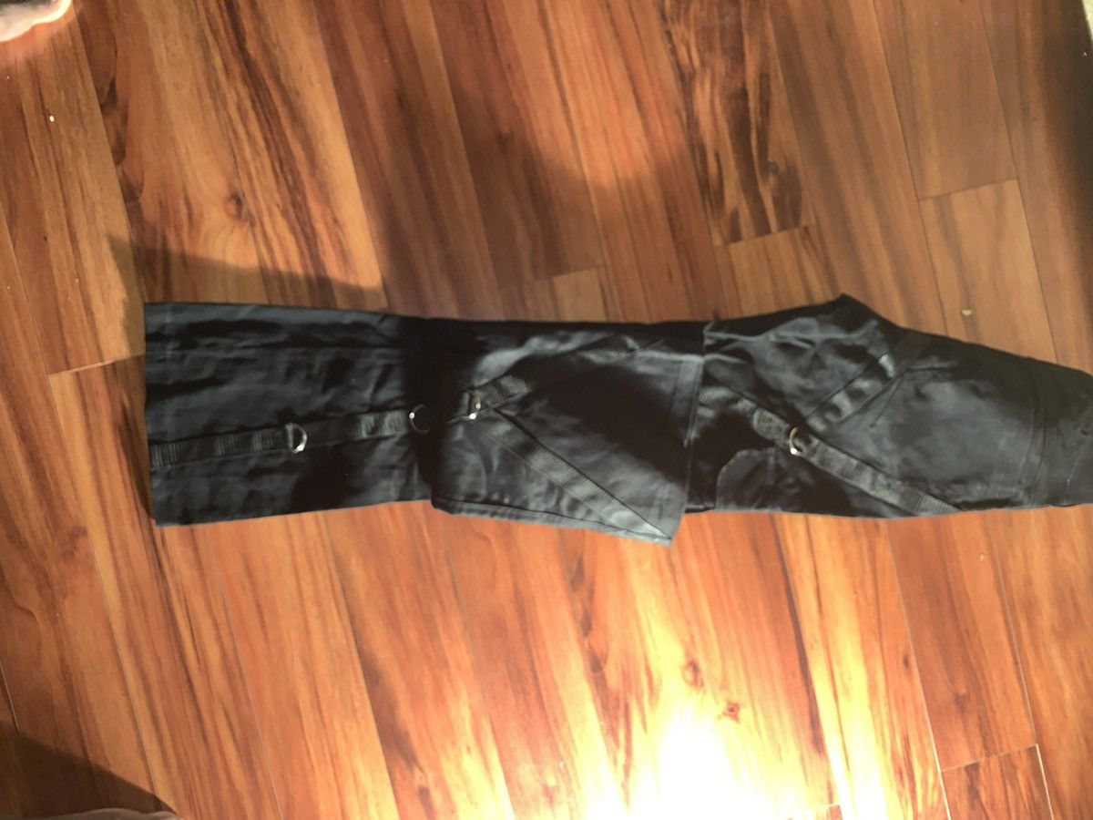 Japanese Brand Black Bondage Flare Pants Size US 30 / EU 46 - 3 Thumbnail