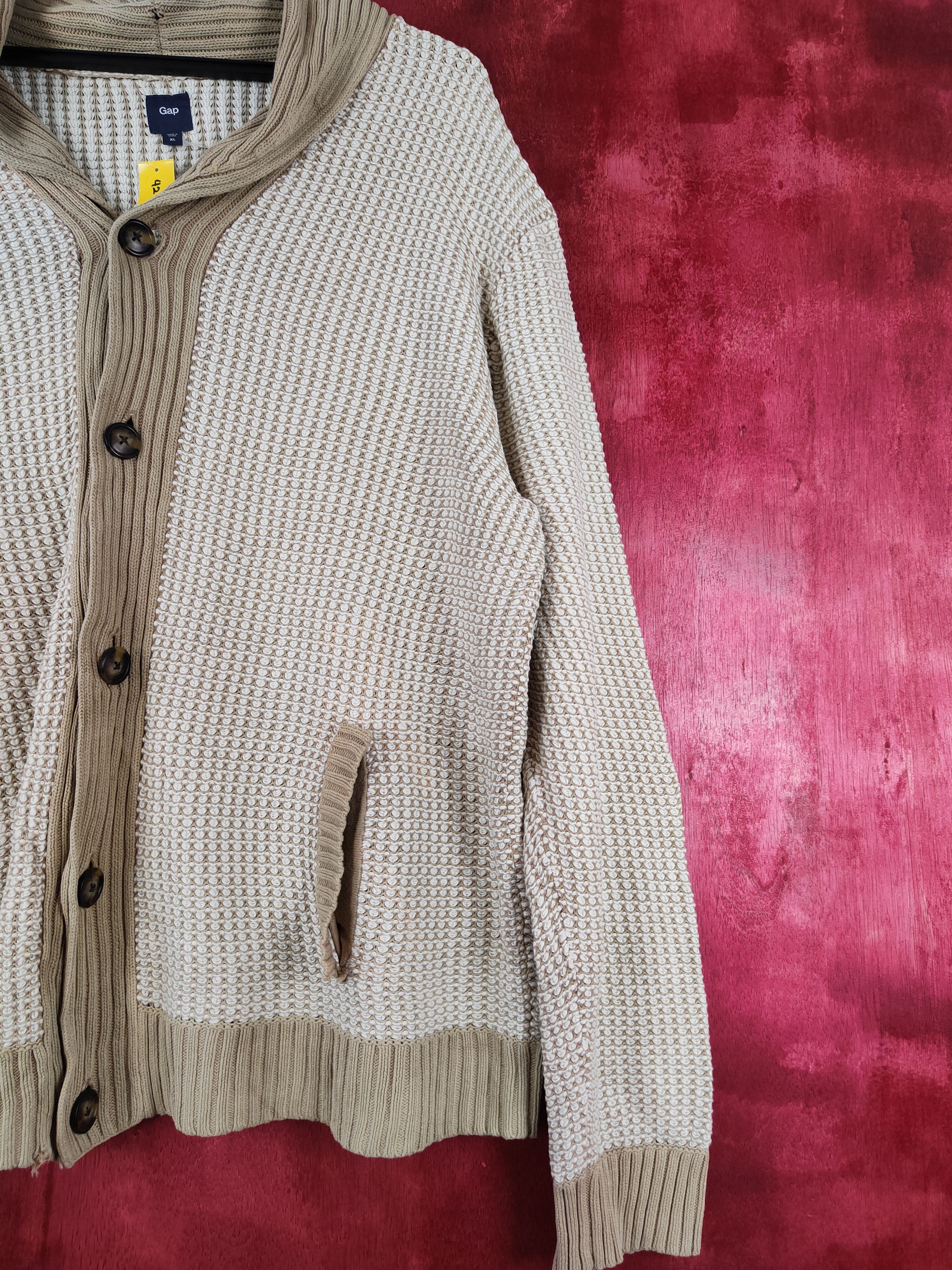 Gap × Japanese Brand Gap Brown Knitwear cardigan japan #S332 Size US XL / EU 56 / 4 - 5 Thumbnail