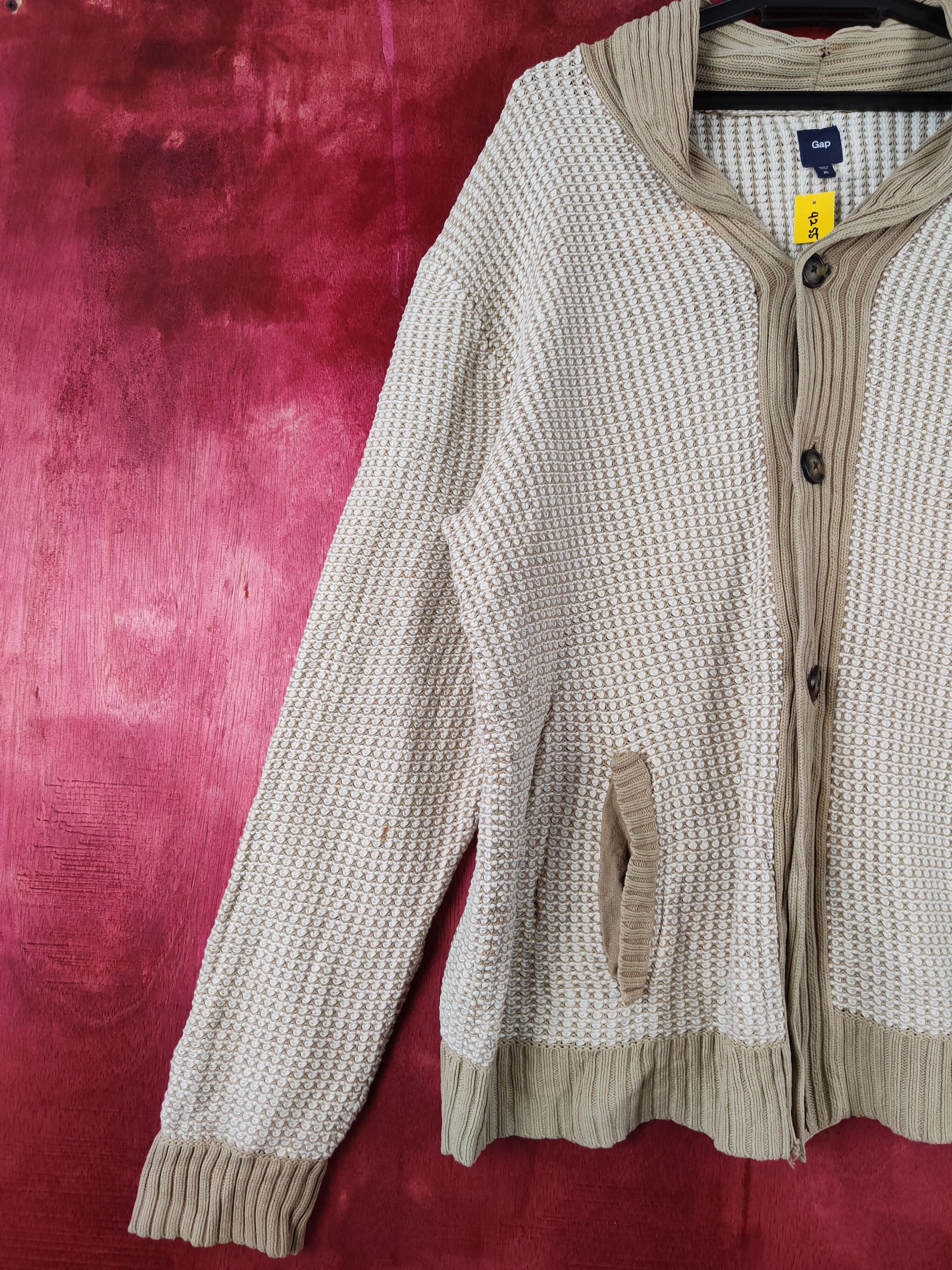 Gap × Japanese Brand Gap Brown Knitwear cardigan japan #S332 Size US XL / EU 56 / 4 - 3 Thumbnail
